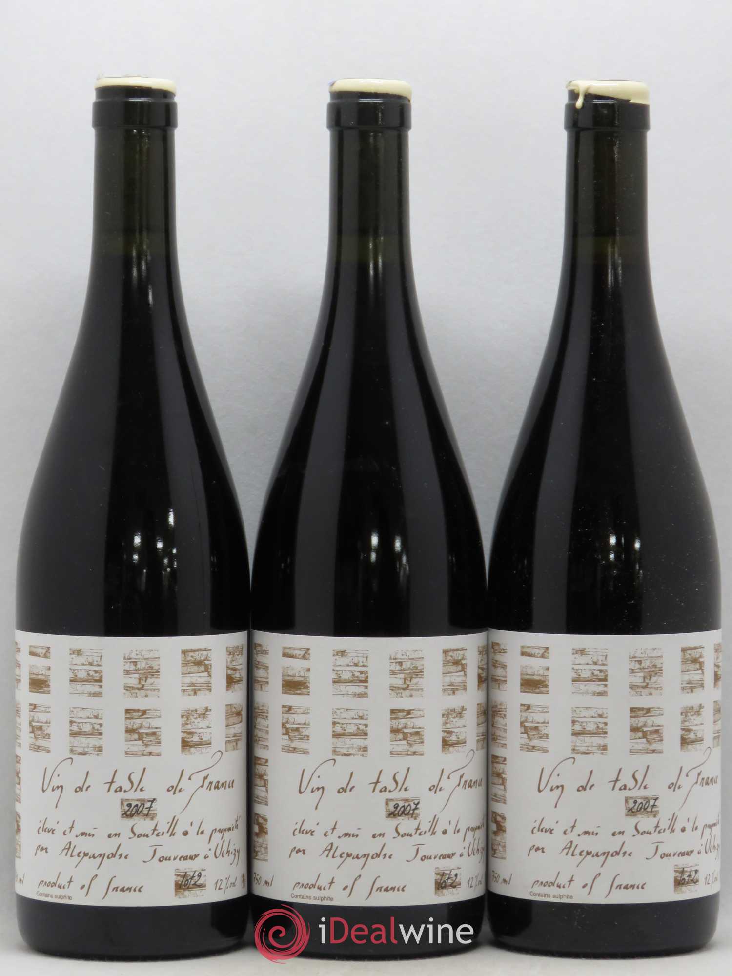 Vin de France En l'Orme Alexandre Jouveaux 2007 - Lot de 3 bouteilles - 0