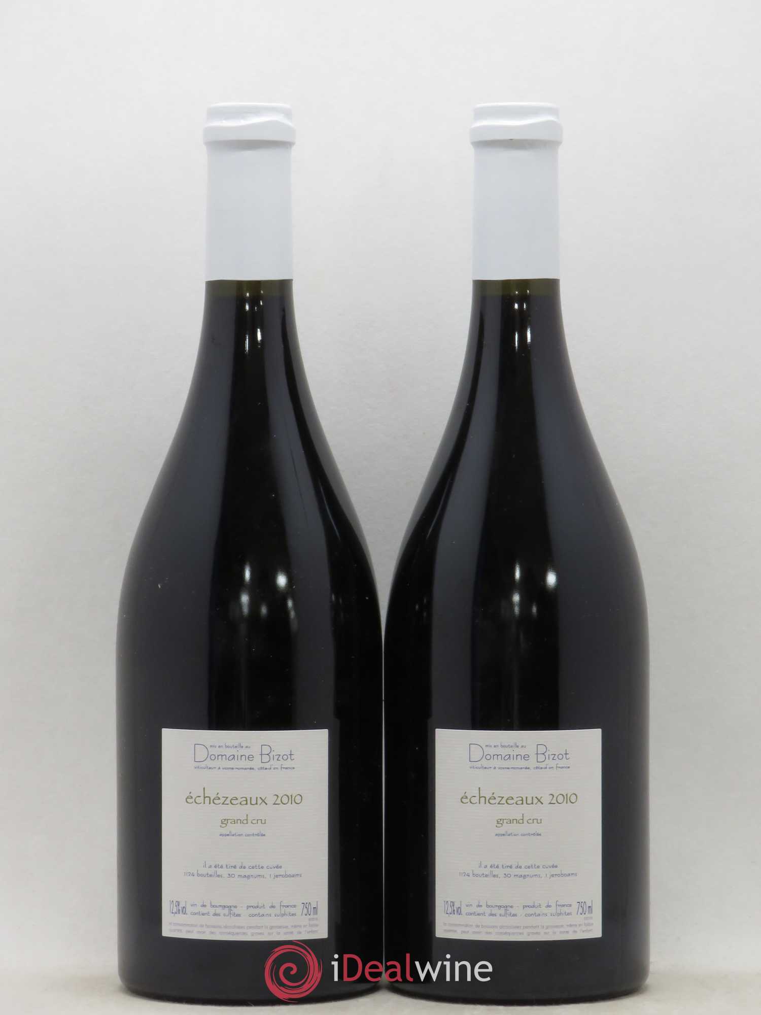 Echezeaux Grand Cru Bizot (Domaine) 2010 - Lot de 2 bouteilles - 1