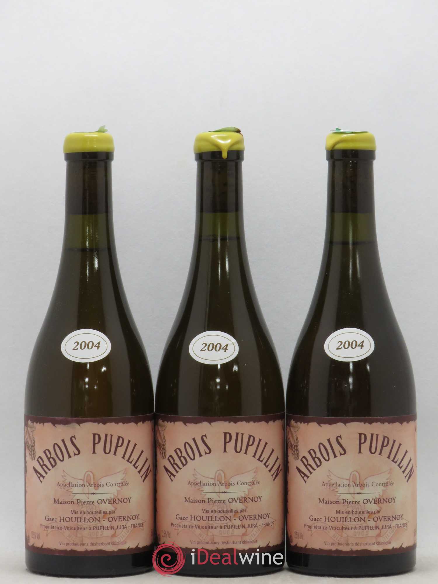 Arbois-Pupillin Vieux Savagnin Ouillé 50cl (VSO) Overnoy-Houillon (Domaine) 2004 - Lot de 3 bouteilles - 0
