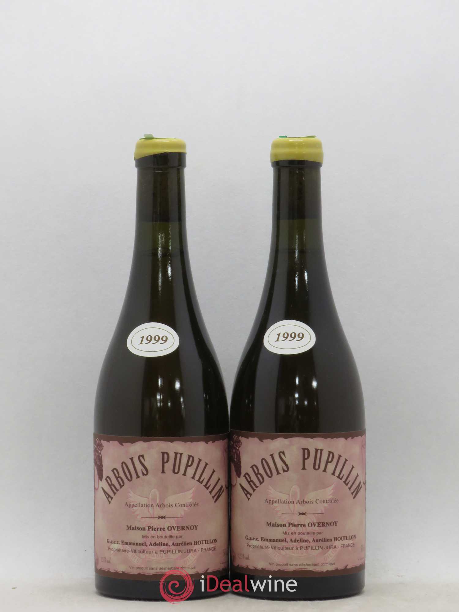 Arbois-Pupillin Vieux Savagnin Ouillé 50cl (VSO) Overnoy-Houillon (Domaine) 1999 - Lot de 2 bouteilles - 0