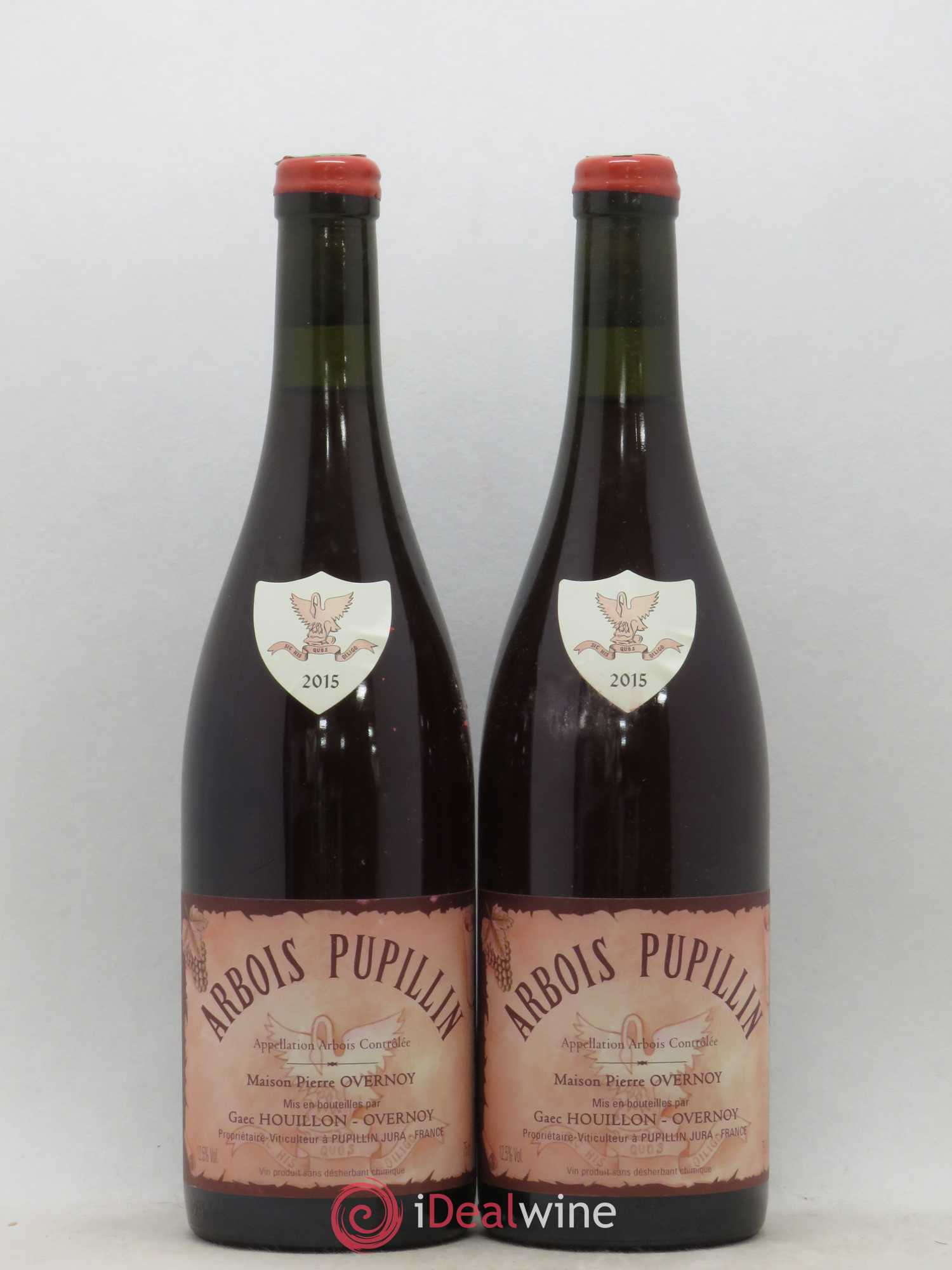 Arbois-Pupillin Poulsard (cire rouge) Overnoy-Houillon (Domaine) 2015 - Lot de 2 bouteilles - 0