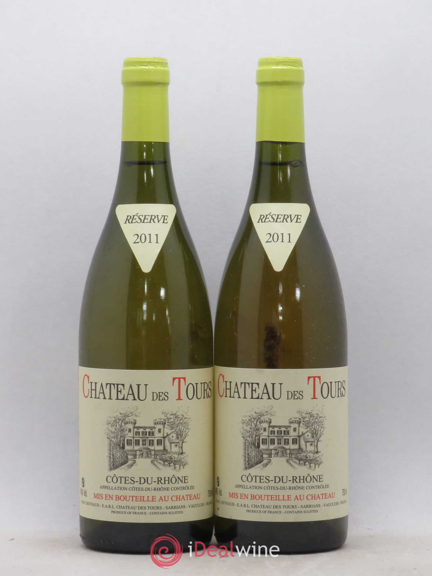 Côtes-du-Rhône Château des Tours Emmanuel Reynaud 2011 - Lot de 2 bouteilles - 0