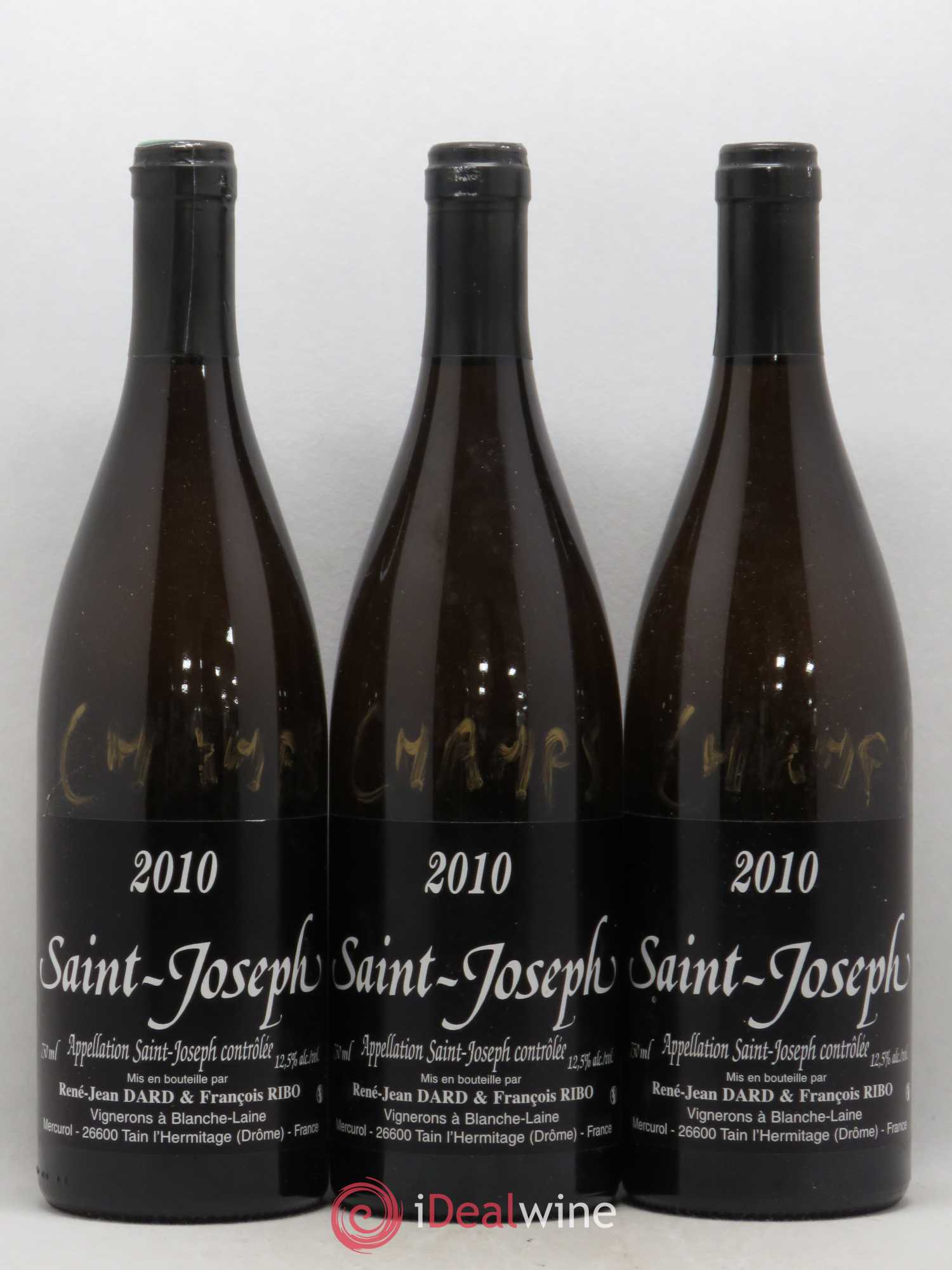 Saint-Joseph Dard et Ribo (Domaine) Les Champs 2010 - Posten von 3 Flaschen - 0