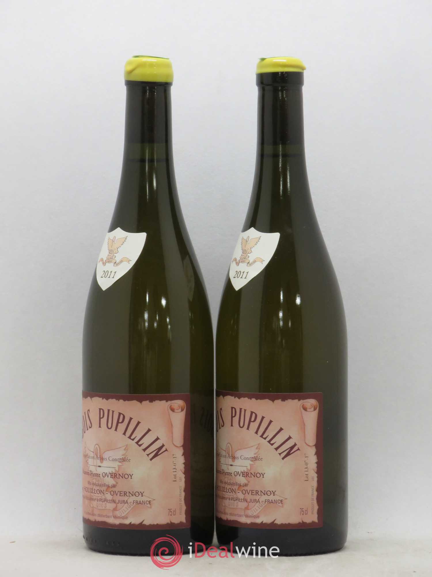 Arbois-Pupillin Savagnin élevage prolongé (cire jaune) Overnoy-Houillon (Domaine) 2011 - Lot de 2 bouteilles - 1