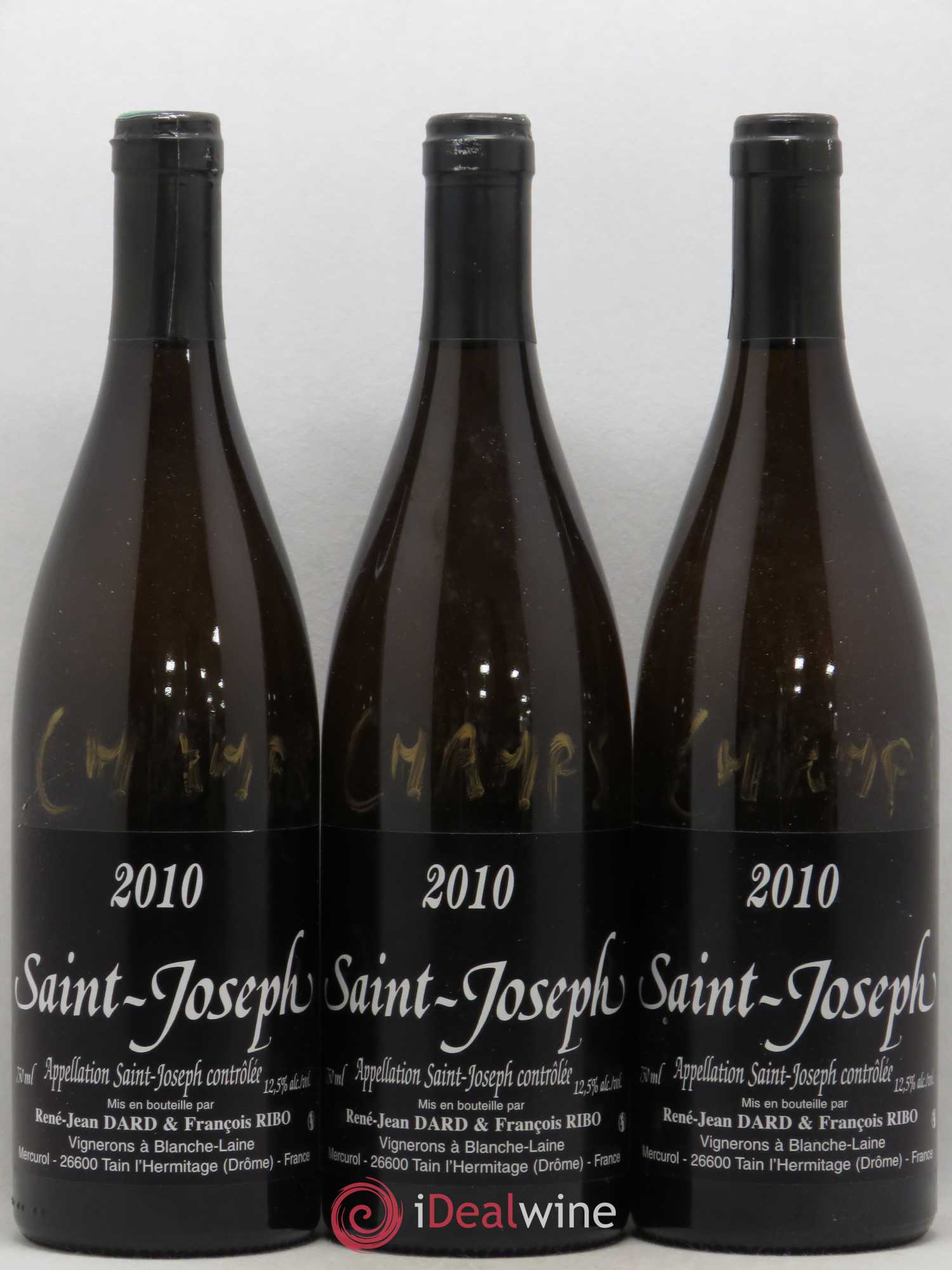 Saint-Joseph Dard et Ribo (Domaine) Les Champs 2010 - Posten von 3 Flaschen - 0