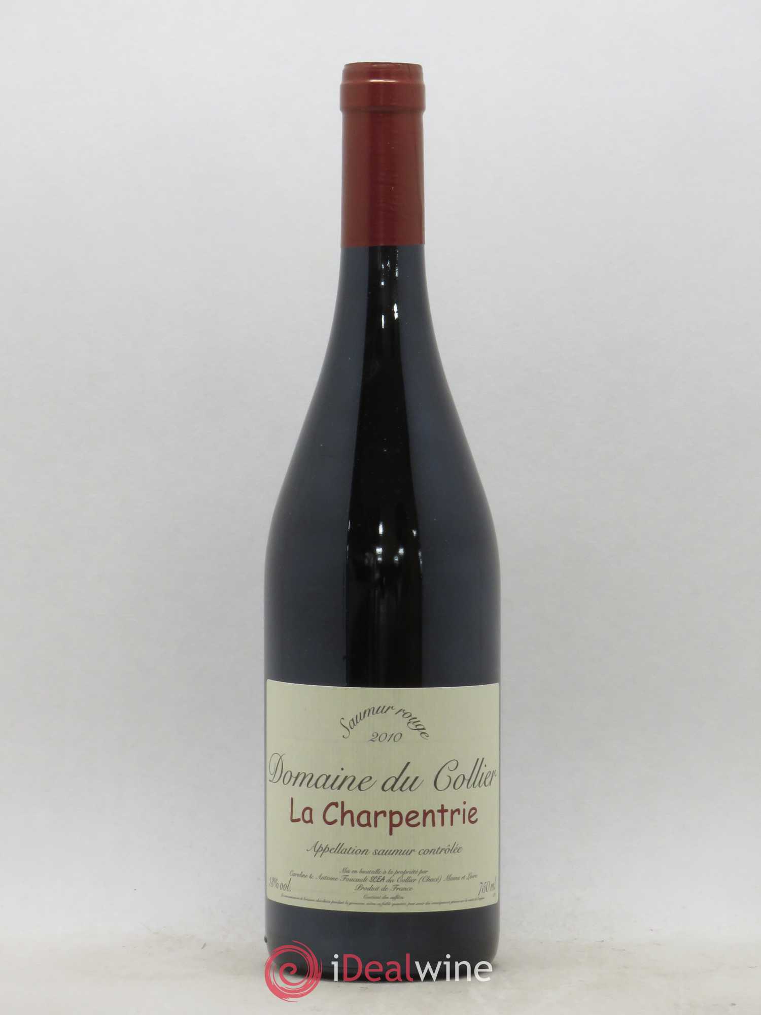 Saumur La Charpentrie Domaine du Collier 2010 - Lot de 1 bouteille - 0