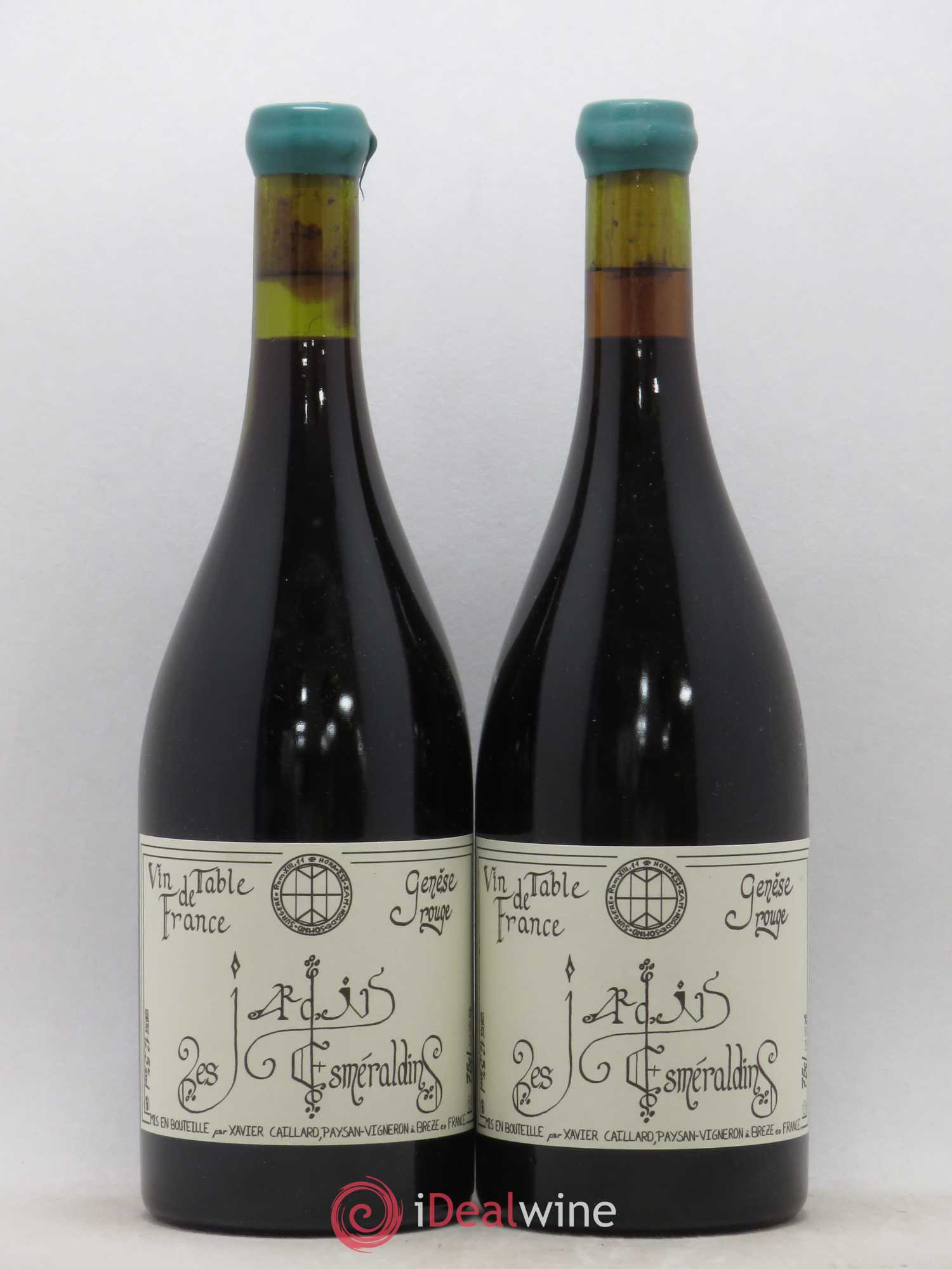 Vin de France Génèse Xavier Caillard - Les Jardins Esmeraldins 2006 - Lot de 2 bouteilles - 0