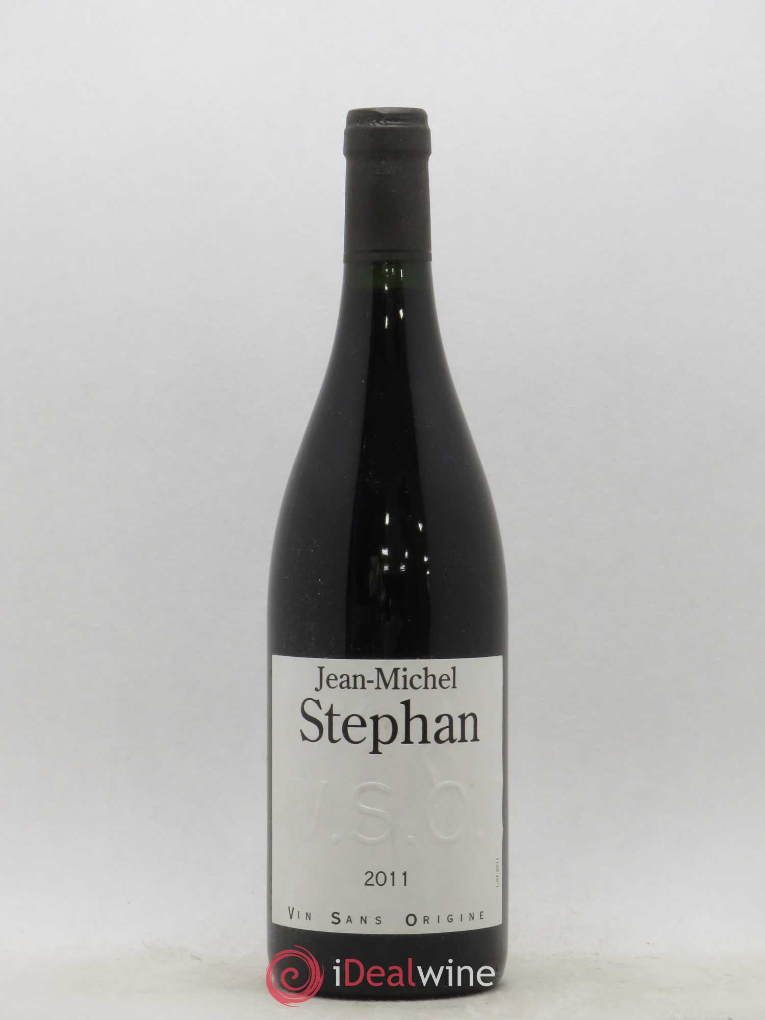 Vin de France Syrah Jean-Michel Stephan Vin Sans Origine 2011 - Posten von 1 Flasche - 0