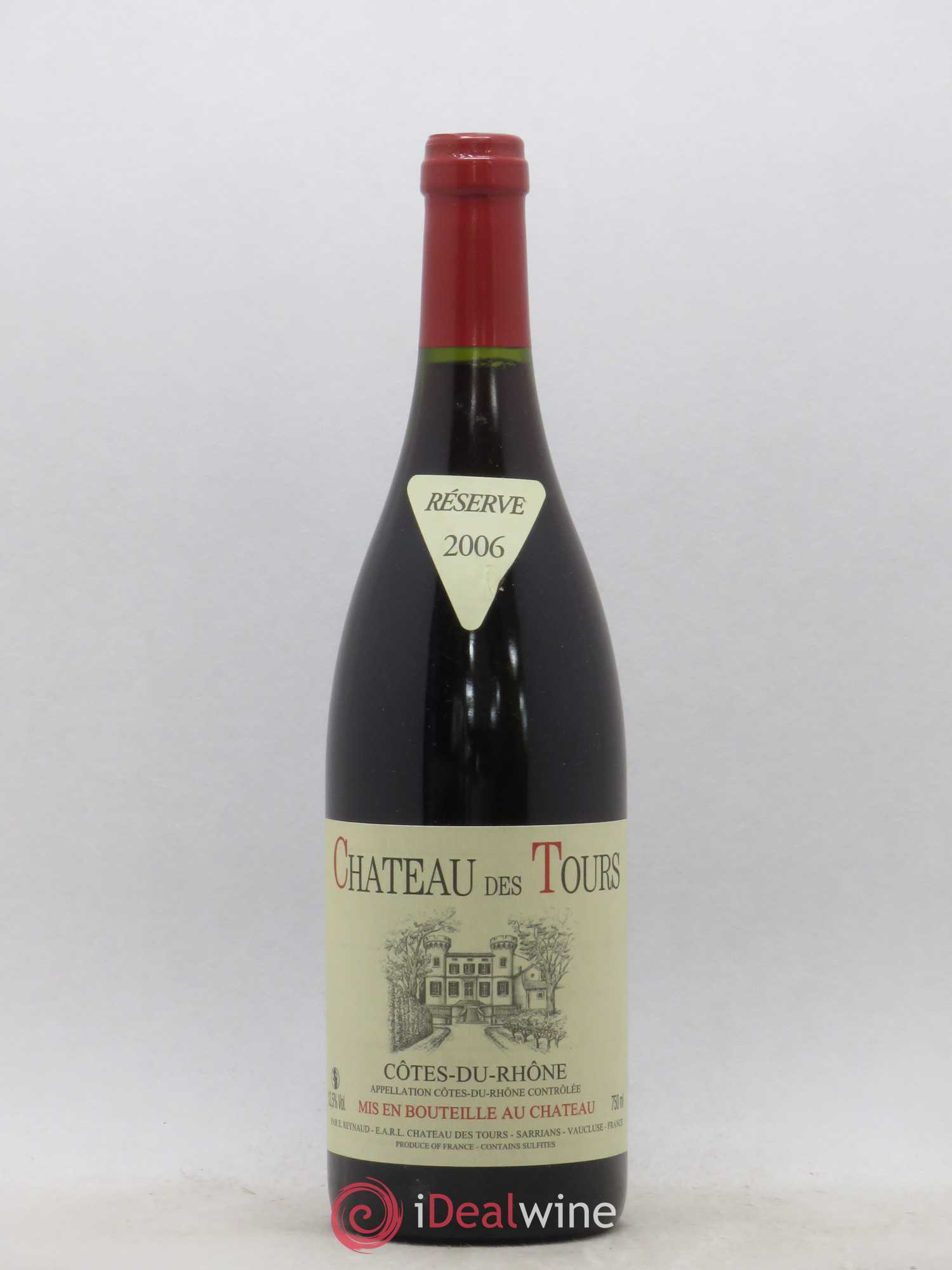 Côtes-du-Rhône Château des Tours Emmanuel Reynaud 2006 - Lot de 1 bouteille - 0