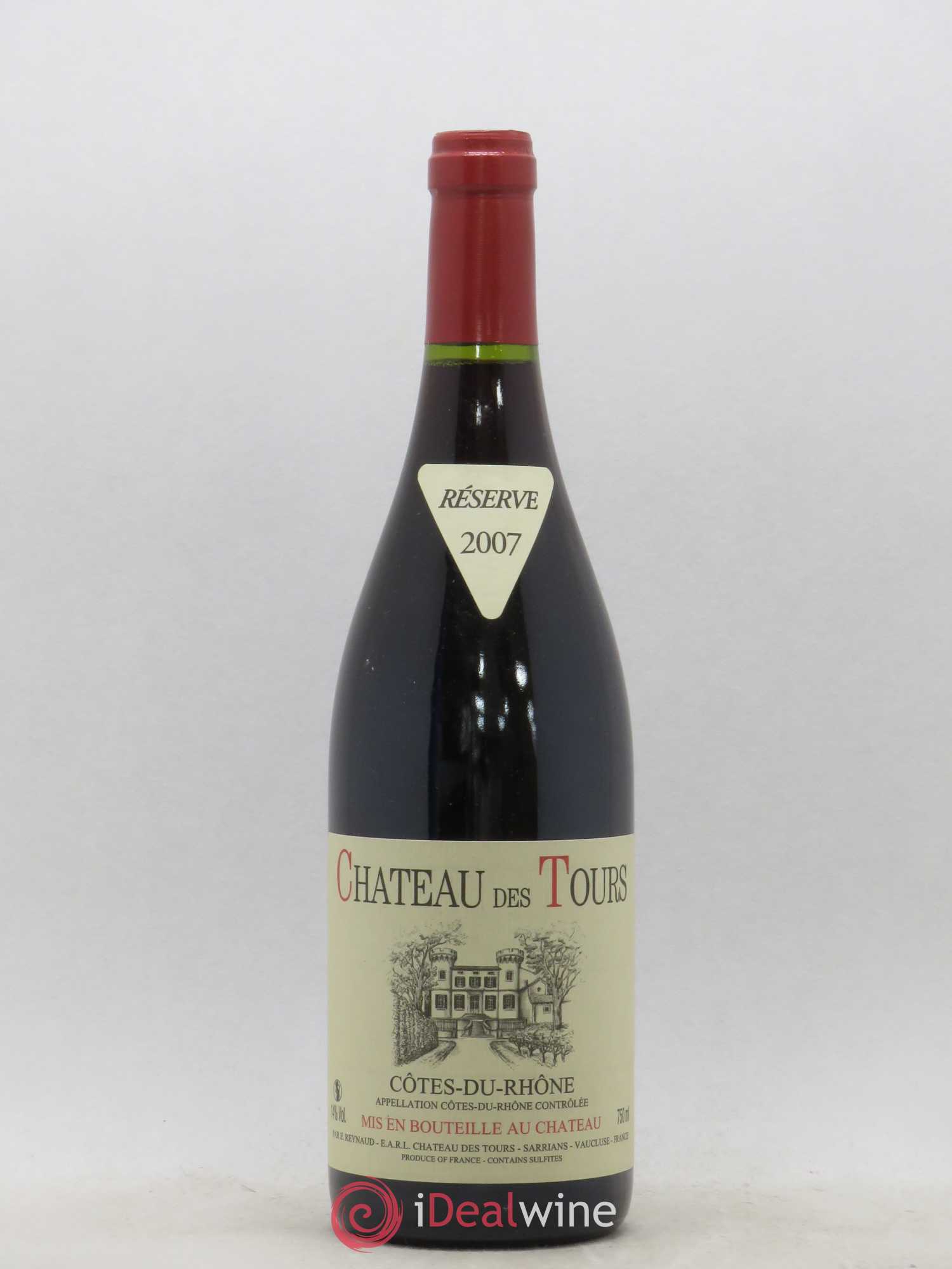 Côtes-du-Rhône Château des Tours Emmanuel Reynaud 2007 - Lot de 1 bouteille - 0