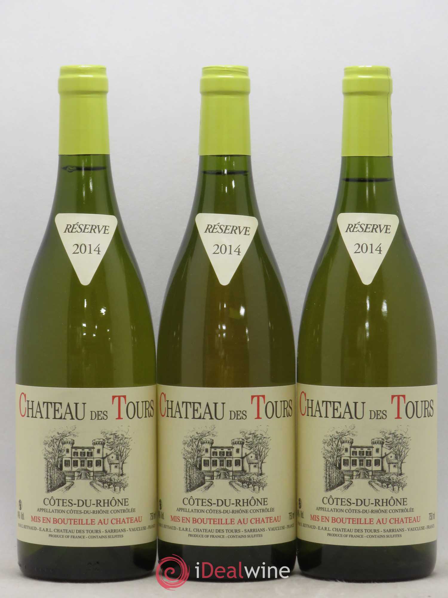Côtes-du-Rhône Château des Tours Emmanuel Reynaud 2014 - Posten von 3 Flaschen - 0