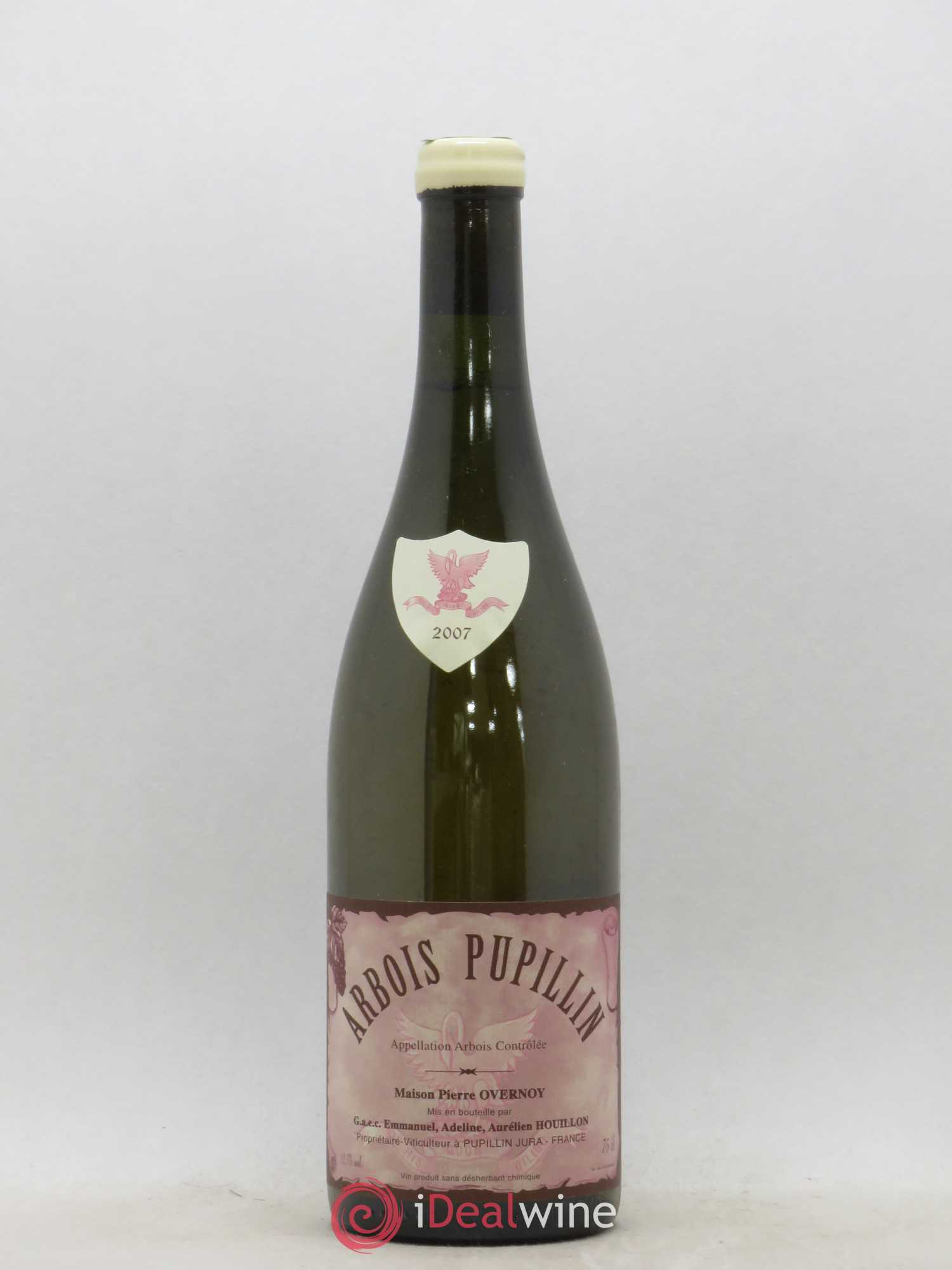Arbois-Pupillin Chardonnay (cire blanche) Overnoy-Houillon (Domaine) 2007 - Lot de 1 bouteille - 0