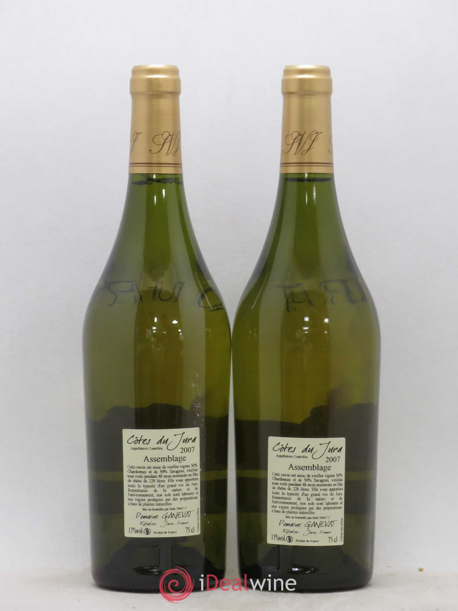 Côtes du Jura Cuvée de Garde Jean-François Ganevat (Domaine) 2007 - Lot de 2 bouteilles - 1