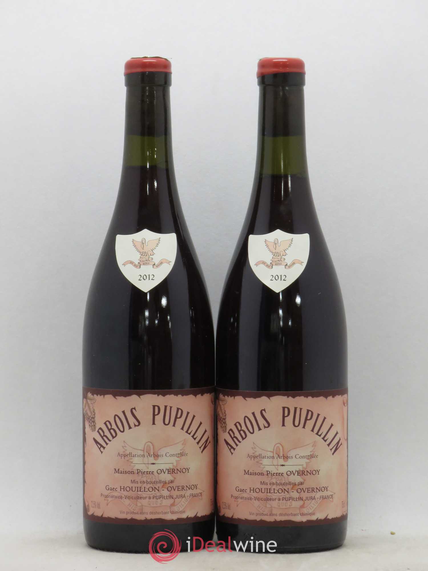 Arbois-Pupillin Poulsard (cire rouge) Overnoy-Houillon (Domaine) 2012 - Lot de 2 bouteilles - 0