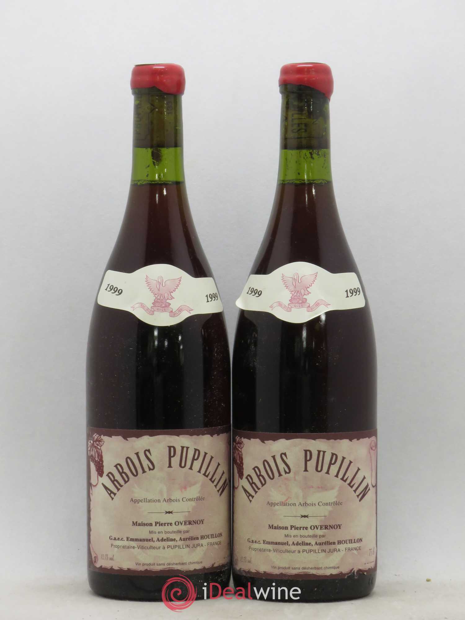Arbois-Pupillin Poulsard (cire rouge) Overnoy-Houillon (Domaine) 1999 - Lot de 2 bouteilles - 0