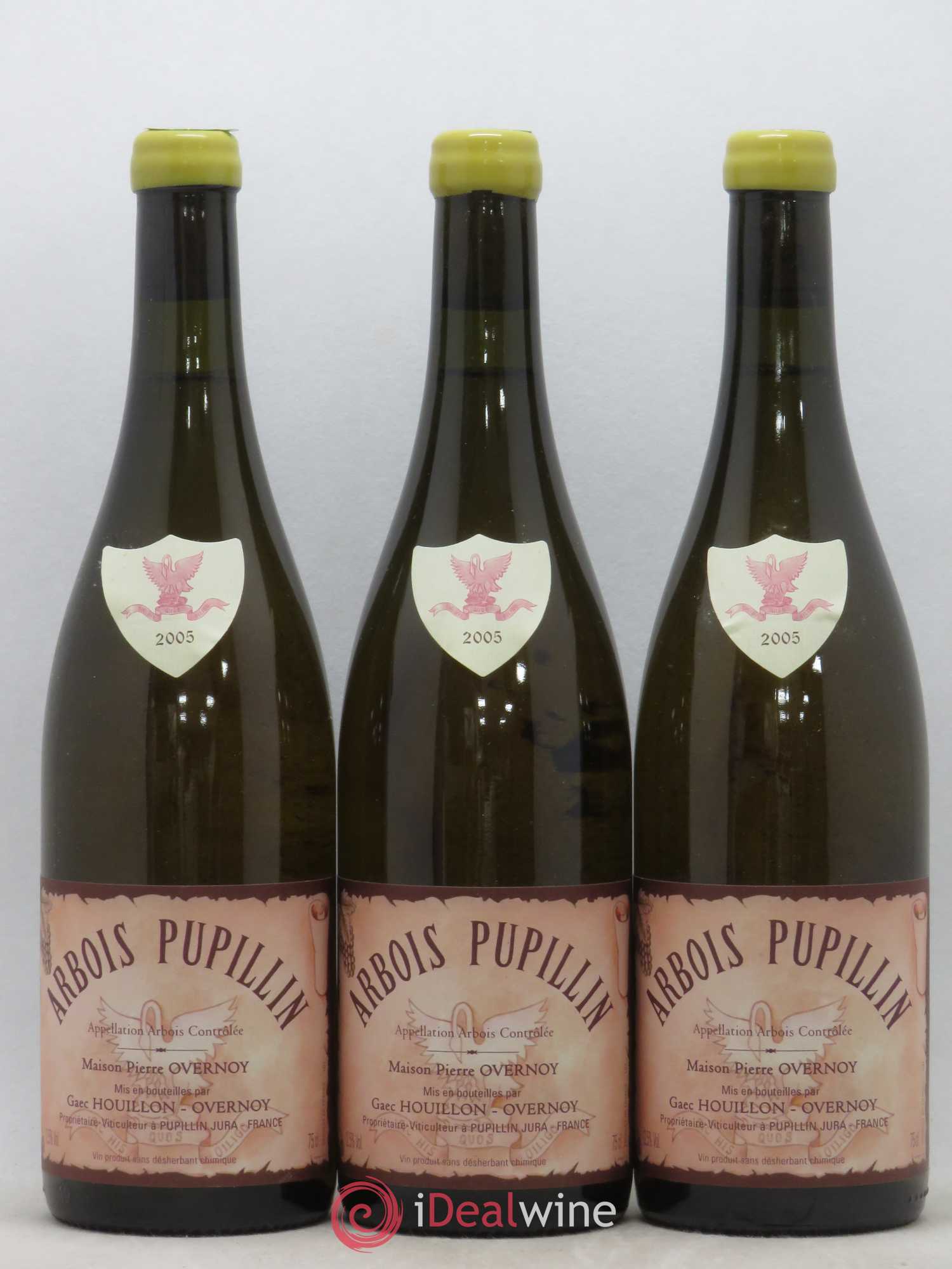 Arbois-Pupillin Savagnin (cire jaune) Overnoy-Houillon (Domaine) 2005 - Lot de 3 bouteilles - 0