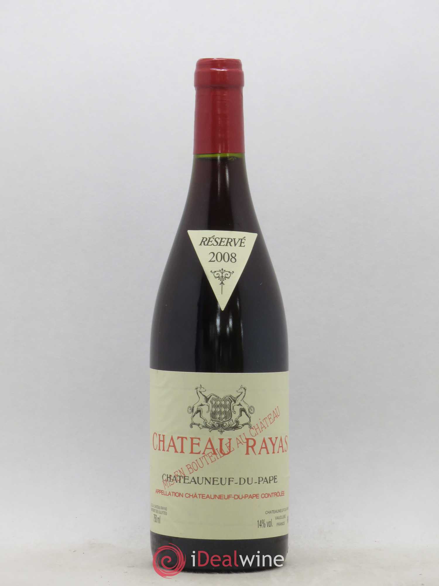 Châteauneuf-du-Pape Château Rayas Emmanuel Reynaud 2008 - Lot de 1 bouteille - 0