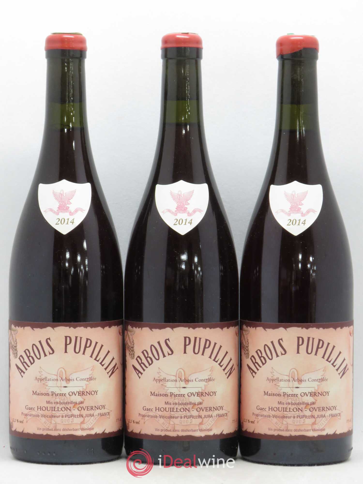 Arbois-Pupillin Poulsard (cire rouge) Overnoy-Houillon (Domaine) 2014 - Lot de 3 bouteilles - 0
