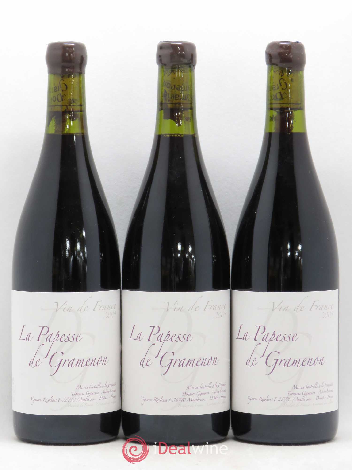 Vin de France La Papesse Gramenon (Domaine) 2009 - Lot de 3 bouteilles - 0