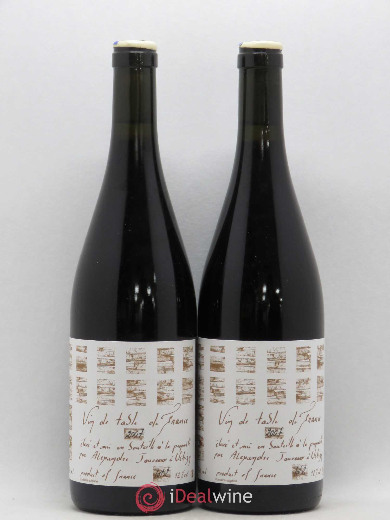 Vin de France En l'Orme Alexandre Jouveaux 2007 - Lot de 2 bouteilles - 0