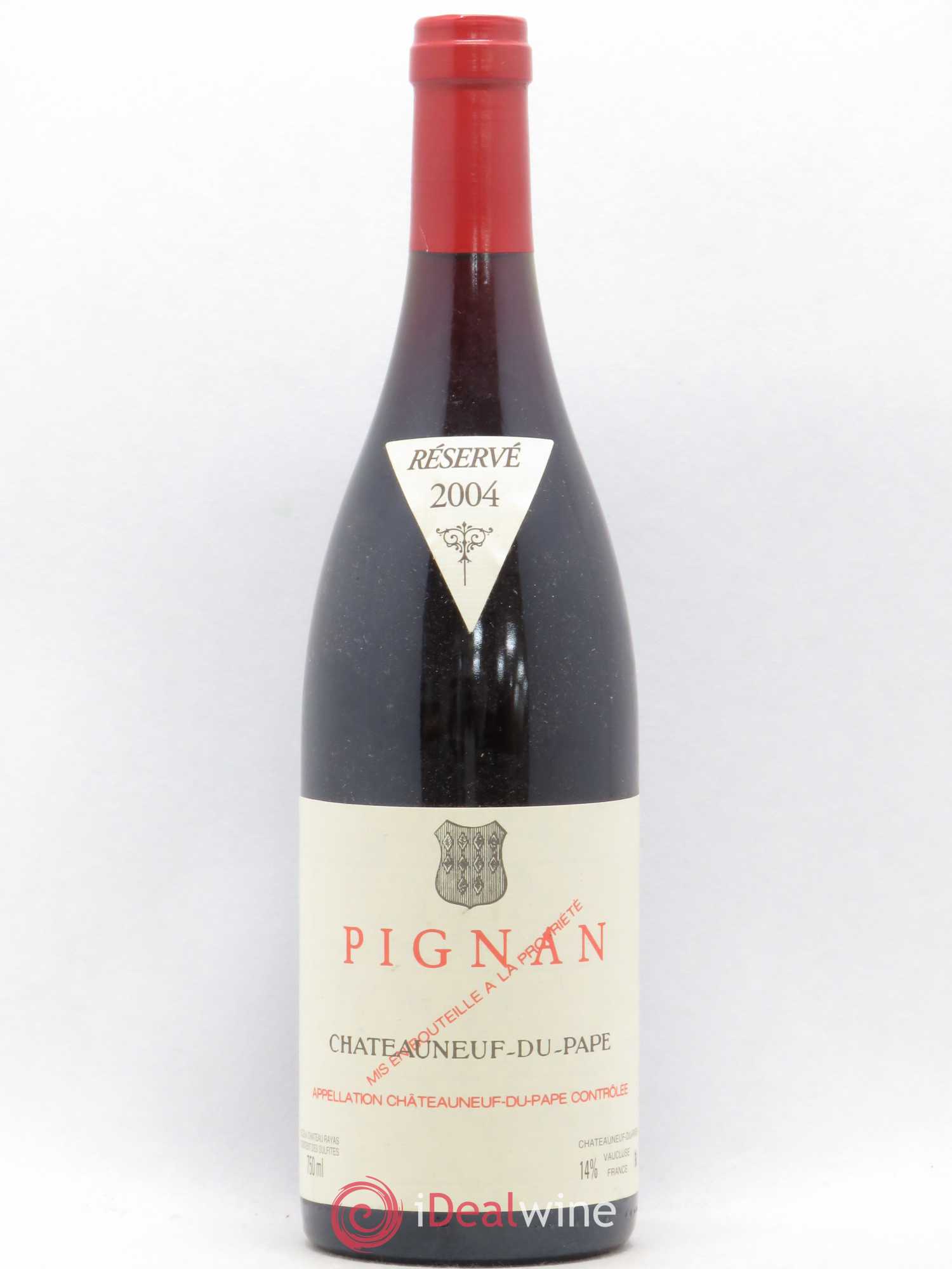 Châteauneuf-du-Pape Pignan Emmanuel Reynaud 2004 - Lot de 1 bouteille - 0