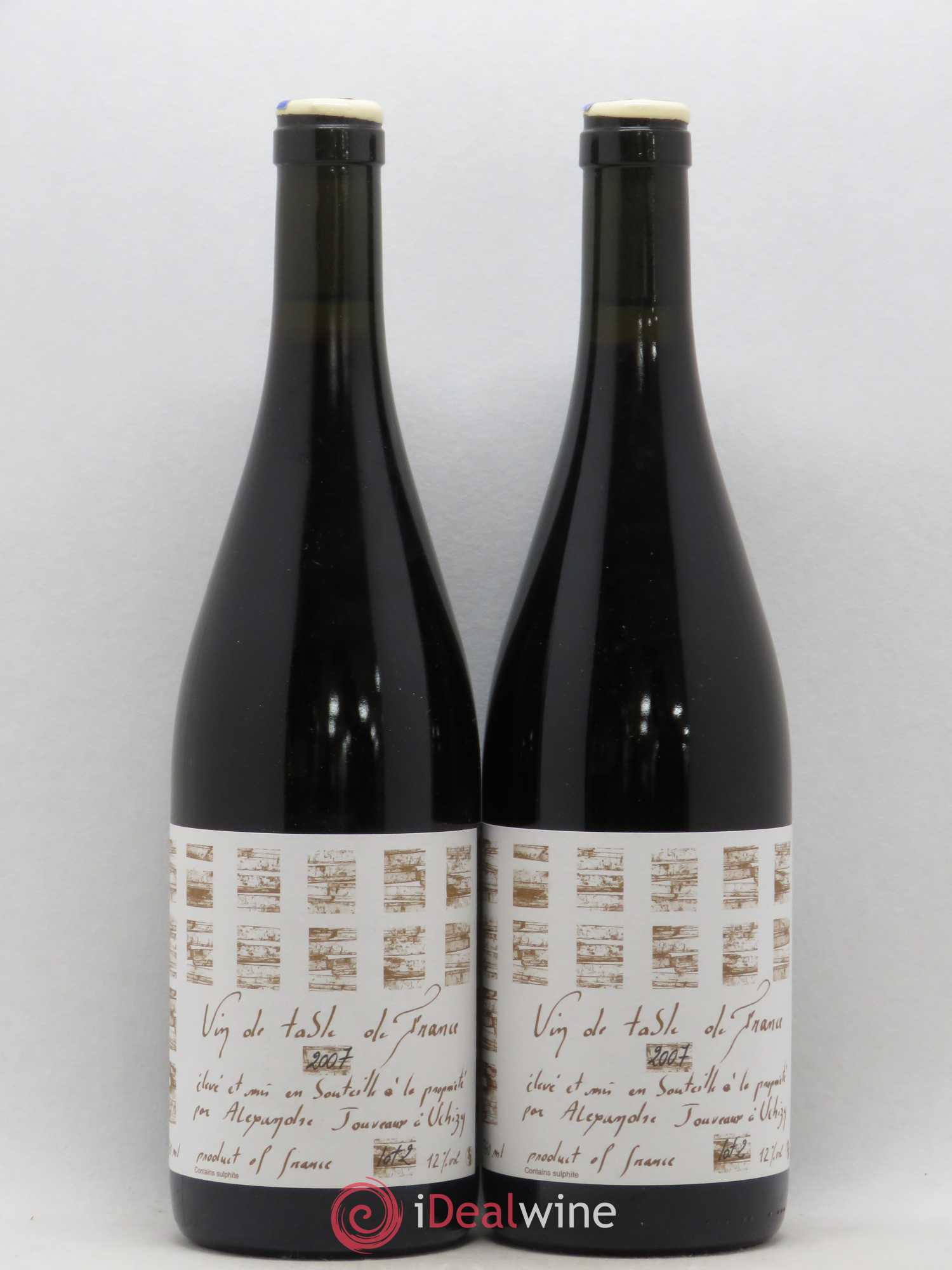 Vin de France En l'Orme Alexandre Jouveaux 2007 - Lot de 2 bouteilles - 0