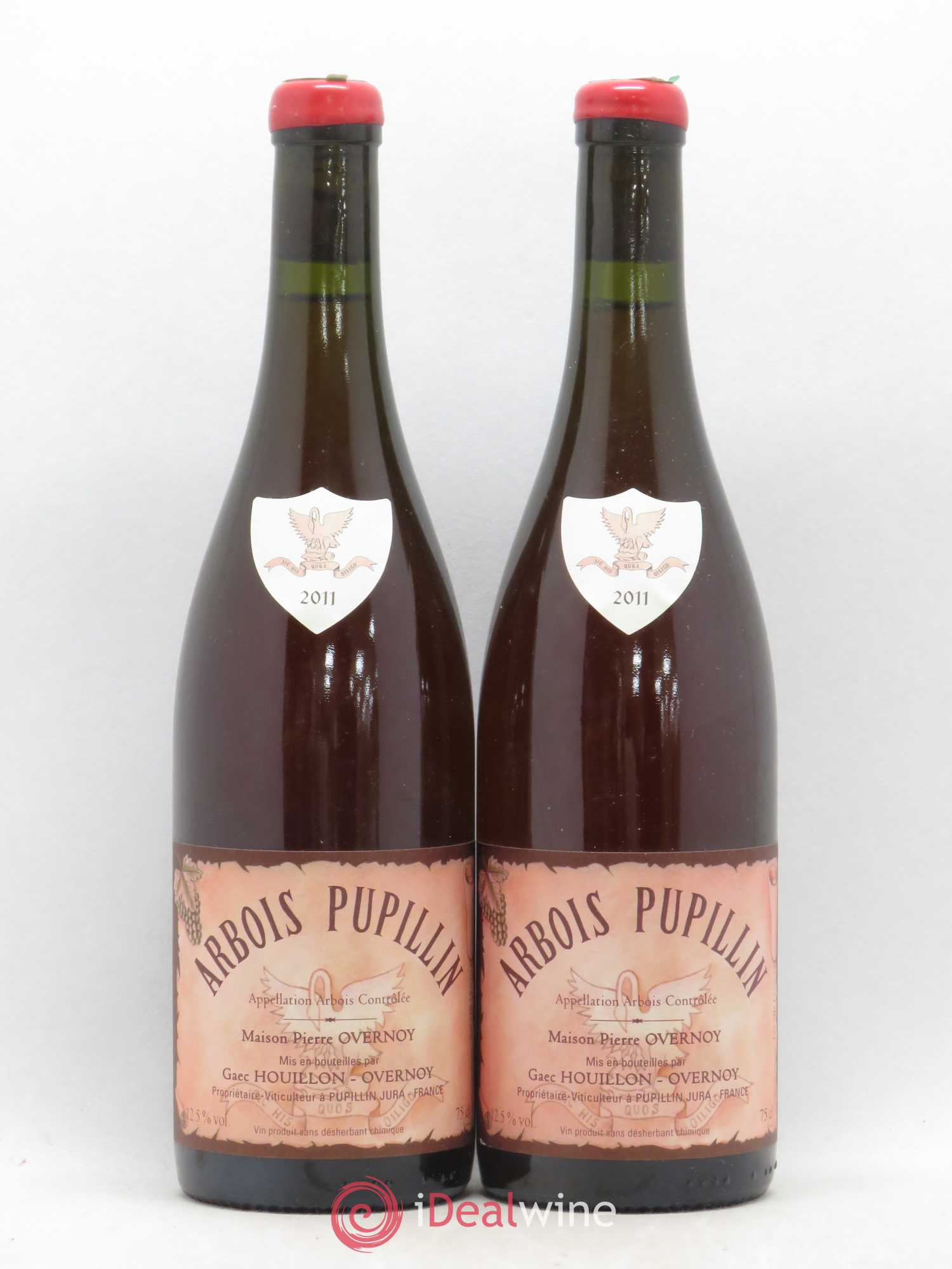 Arbois-Pupillin Poulsard (cire rouge) Overnoy-Houillon (Domaine) 2011 - Lot de 2 bouteilles - 0