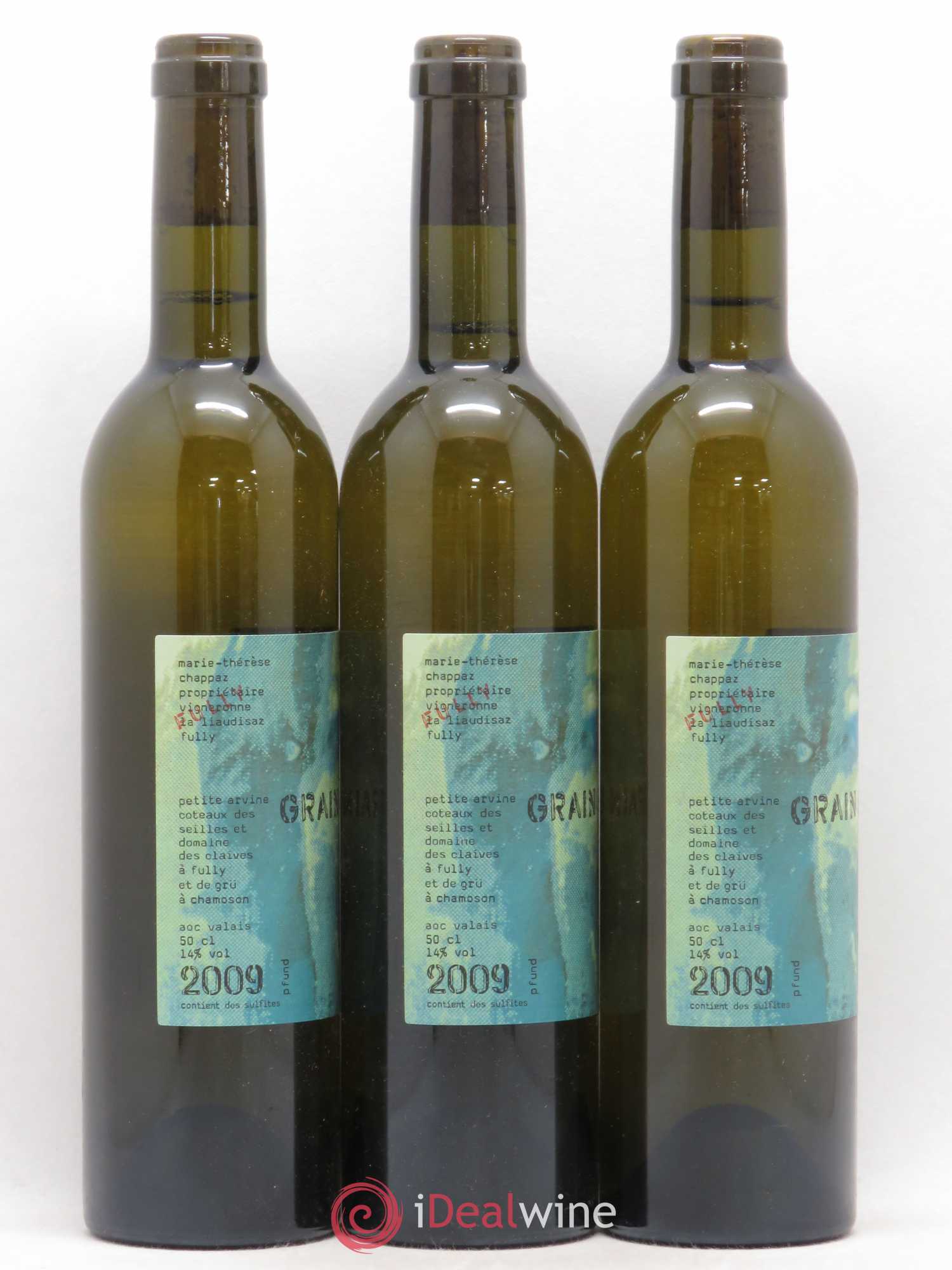 Valais Grain Blanc Marie-Thérèse Chappaz - Domaine Des Claives 2009 - Lot de 3 bouteilles - 1