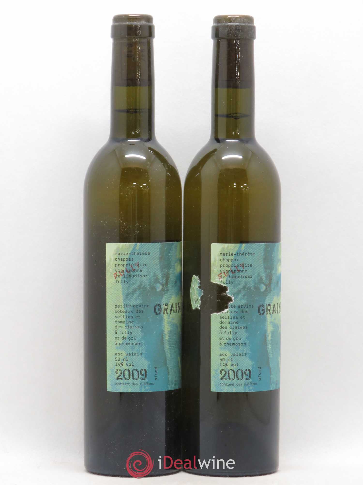 Valais Grain Blanc Marie-Thérèse Chappaz - Domaine Des Claives 2009 - Posten von 2 Flaschen - 1