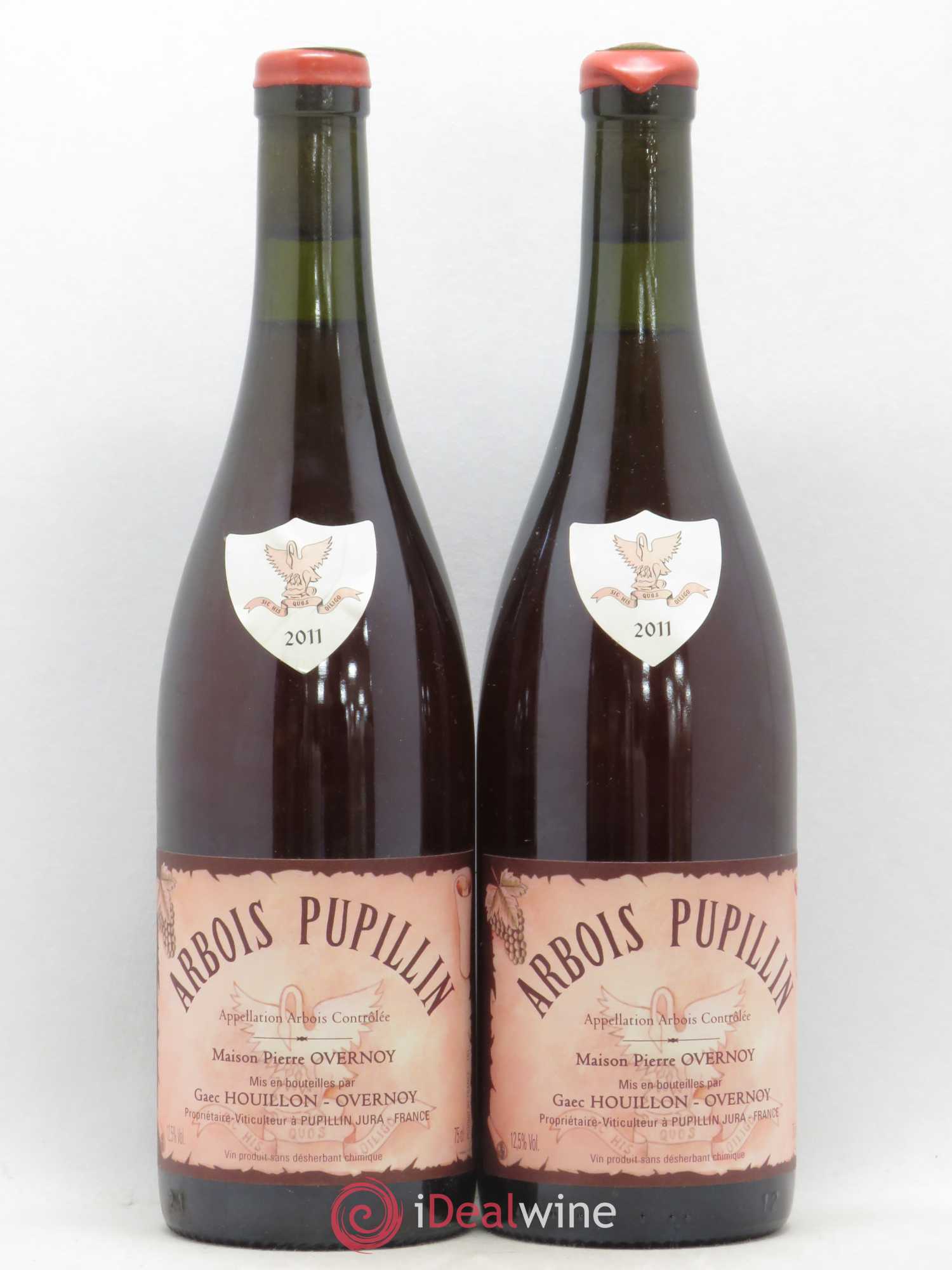 Arbois-Pupillin Poulsard (cire rouge) Overnoy-Houillon (Domaine) 2011 - Lot de 2 bouteilles - 0