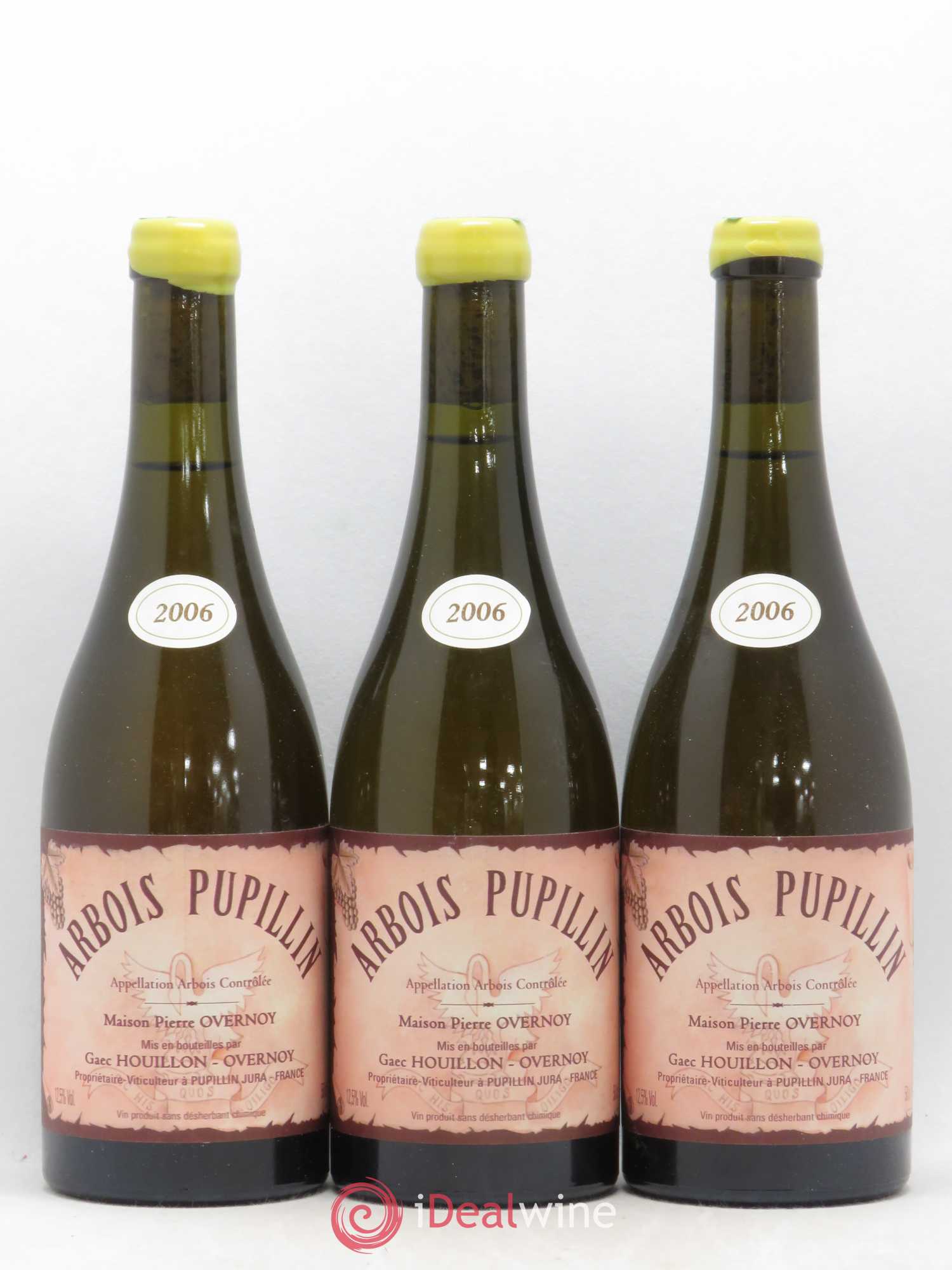 Arbois-Pupillin Vieux Savagnin Ouillé 50cl (VSO) Overnoy-Houillon (Domaine) 2006 - Lot de 3 bouteilles - 0