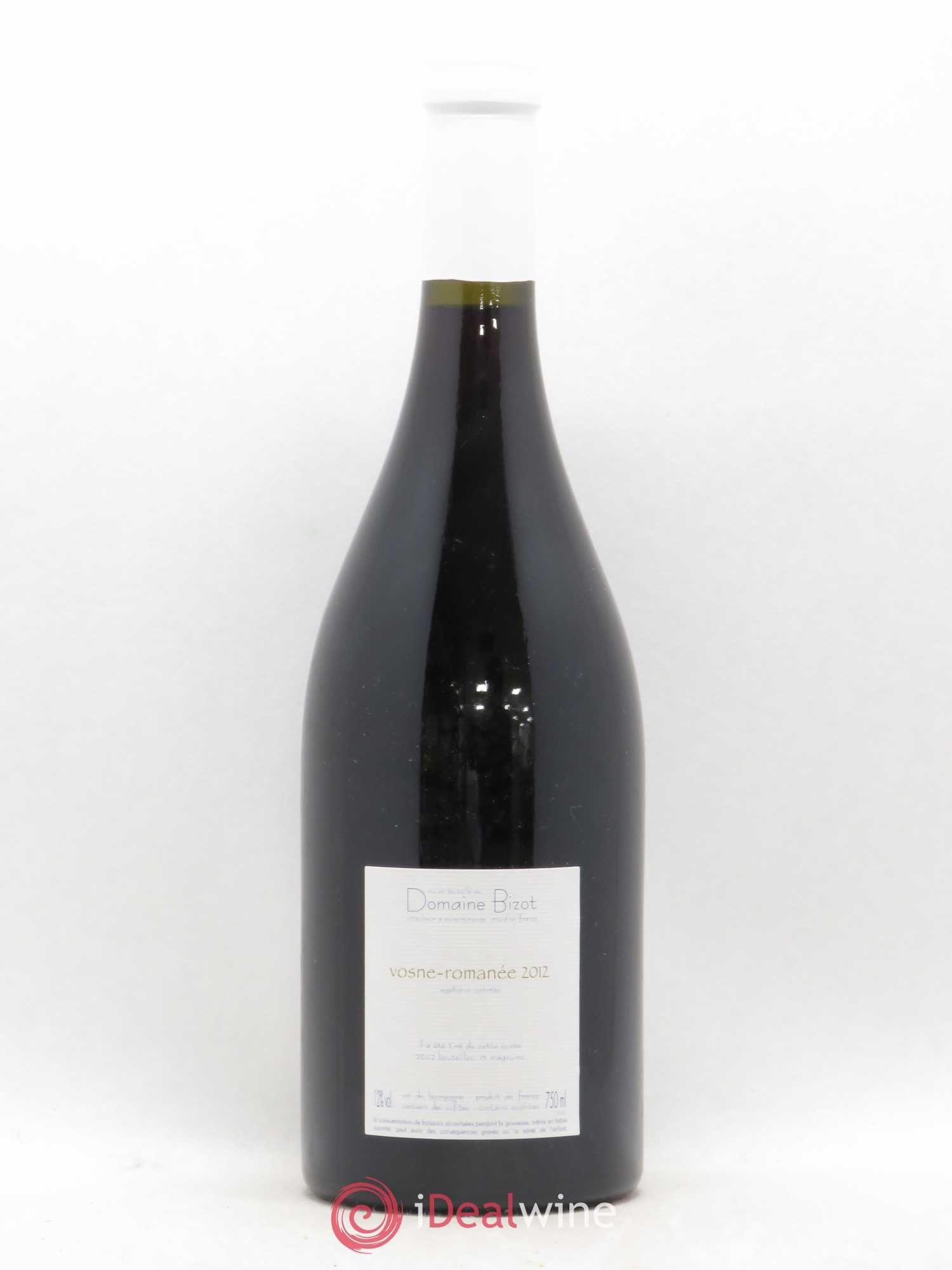 Vosne-Romanée Bizot (Domaine) 2012 - Lot de 1 bouteille - 1