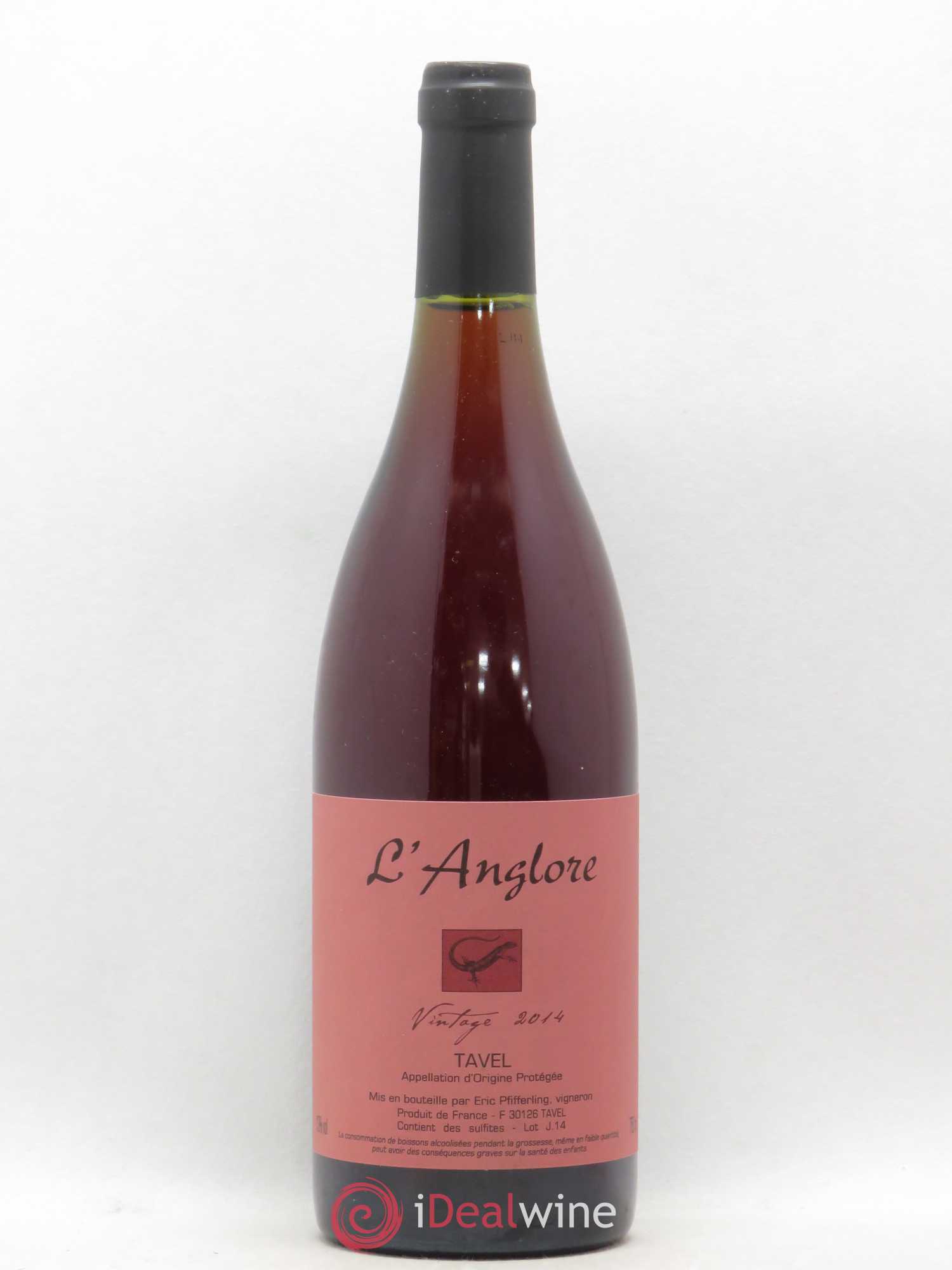Tavel Vintage L'Anglore 2014 - Lot de 1 bouteille - 0
