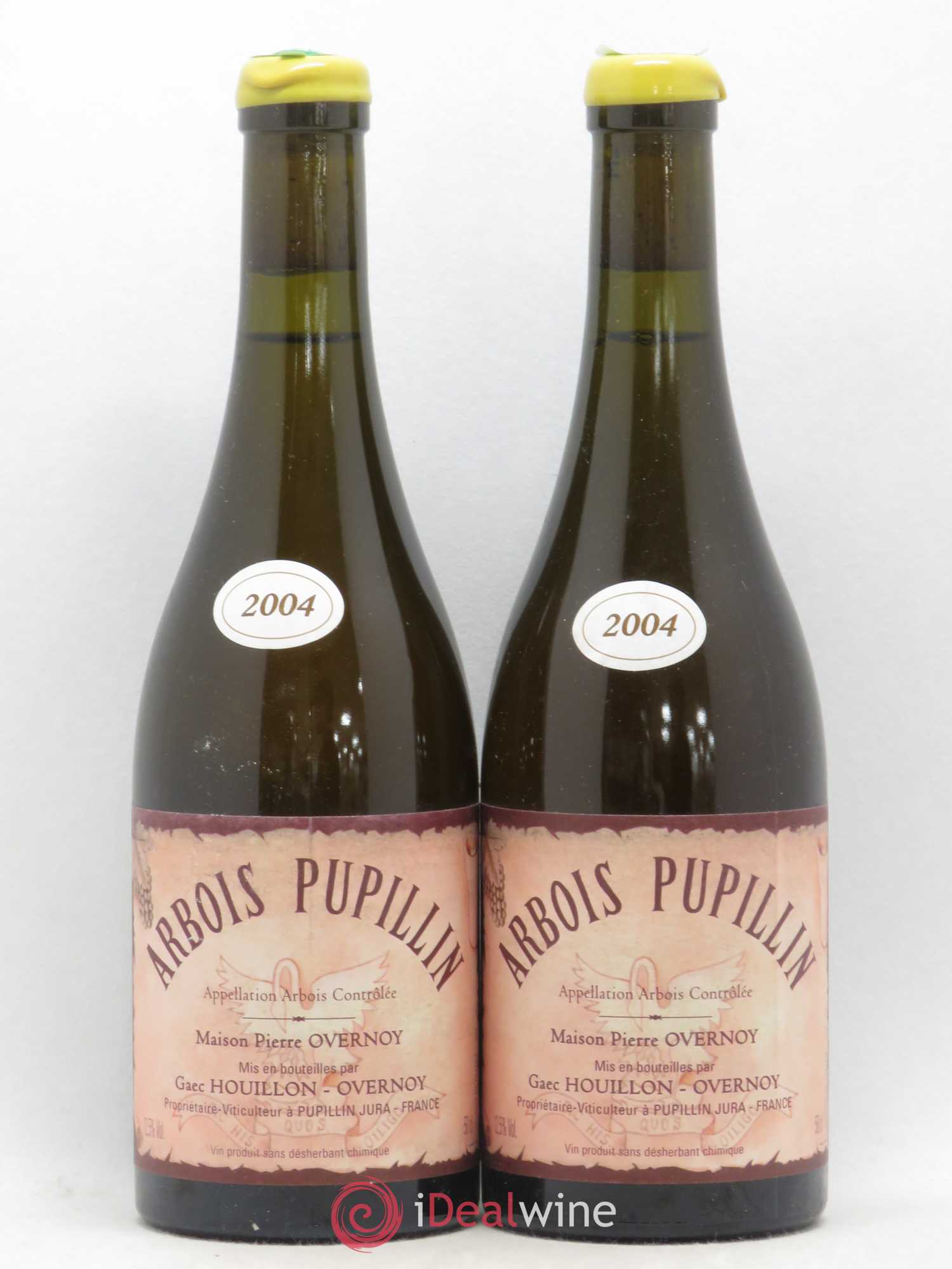 Arbois-Pupillin Vieux Savagnin Ouillé 50cl (VSO) Overnoy-Houillon (Domaine) 2004 - Lot de 2 bouteilles - 0