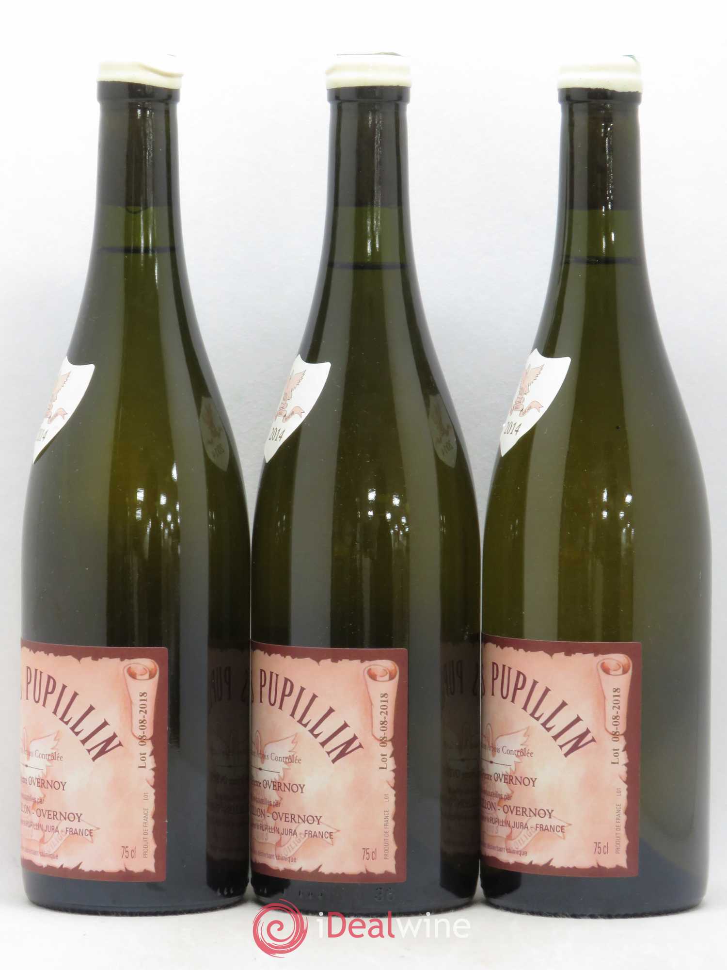 Arbois-Pupillin Chardonnay élevage prolongé (cire blanche) Overnoy-Houillon (Domaine) 2014 - Lot de 3 bouteilles - 1