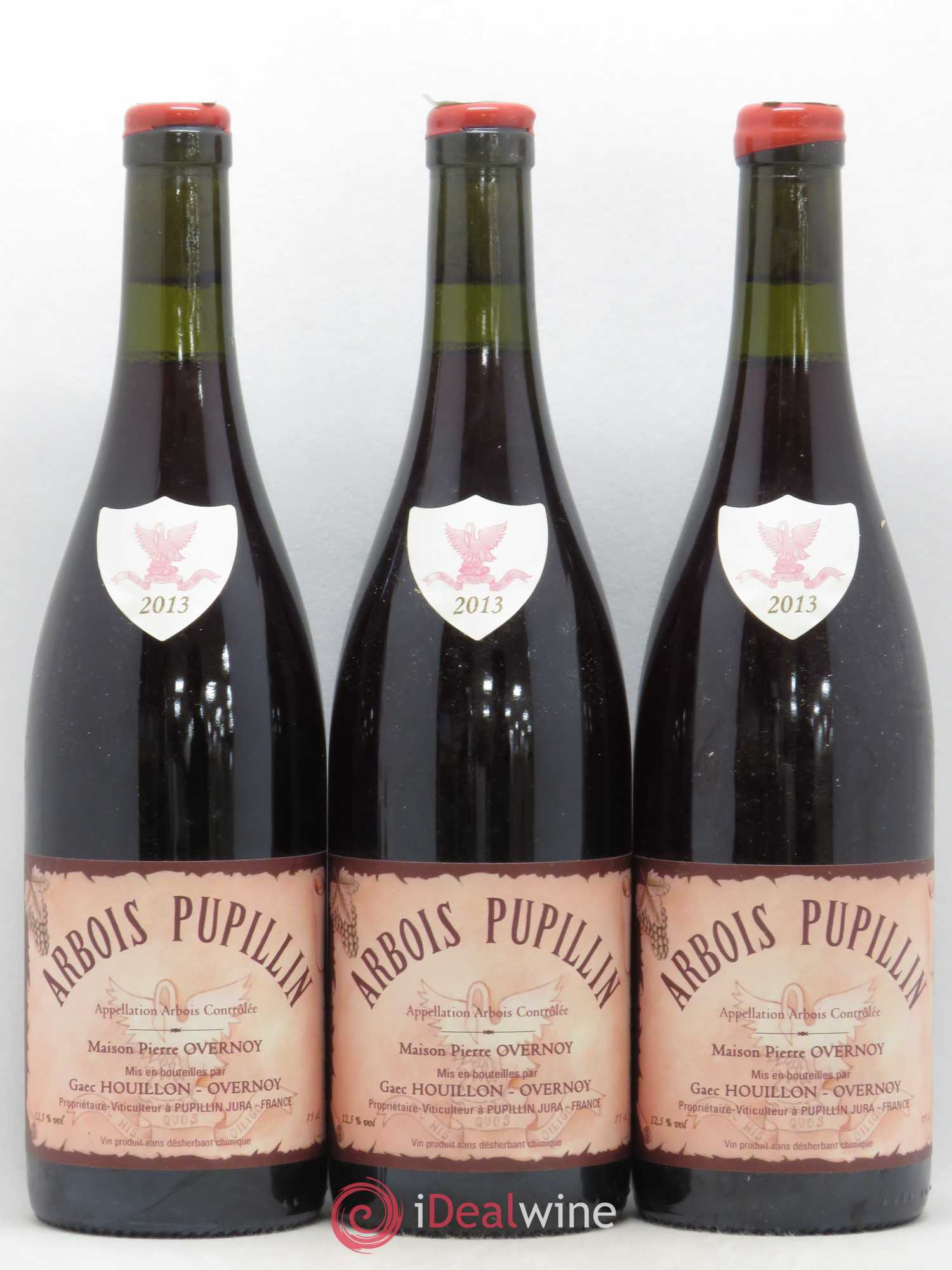 Arbois-Pupillin Poulsard (cire rouge) Overnoy-Houillon (Domaine) 2013 - Lot de 3 bouteilles - 0