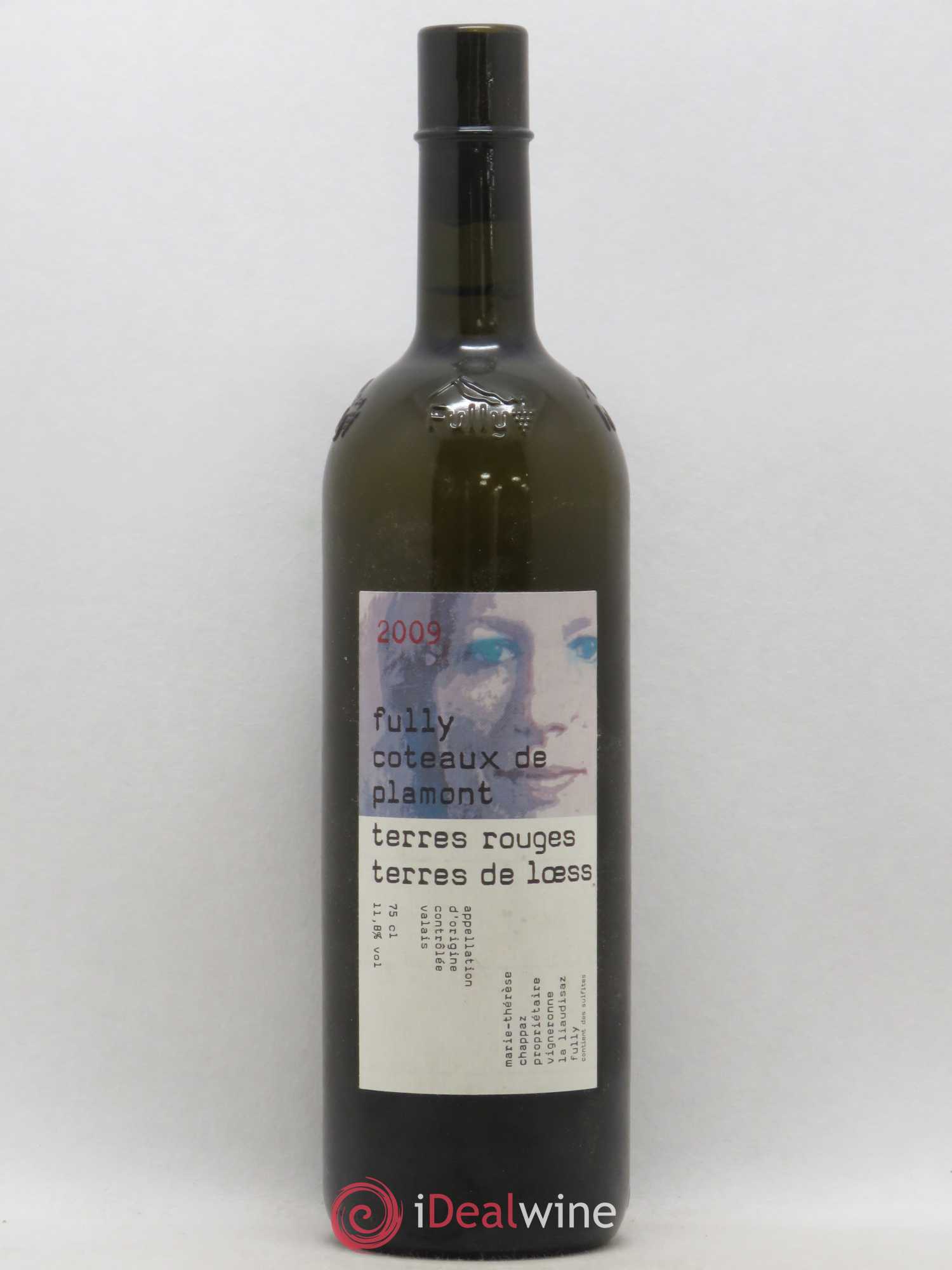 Valais Marie-Thérèse Chappaz Fully Coteaux de Plamont Terres rouges Terres de Loess 2009 - Posten von 1 Flasche - 0