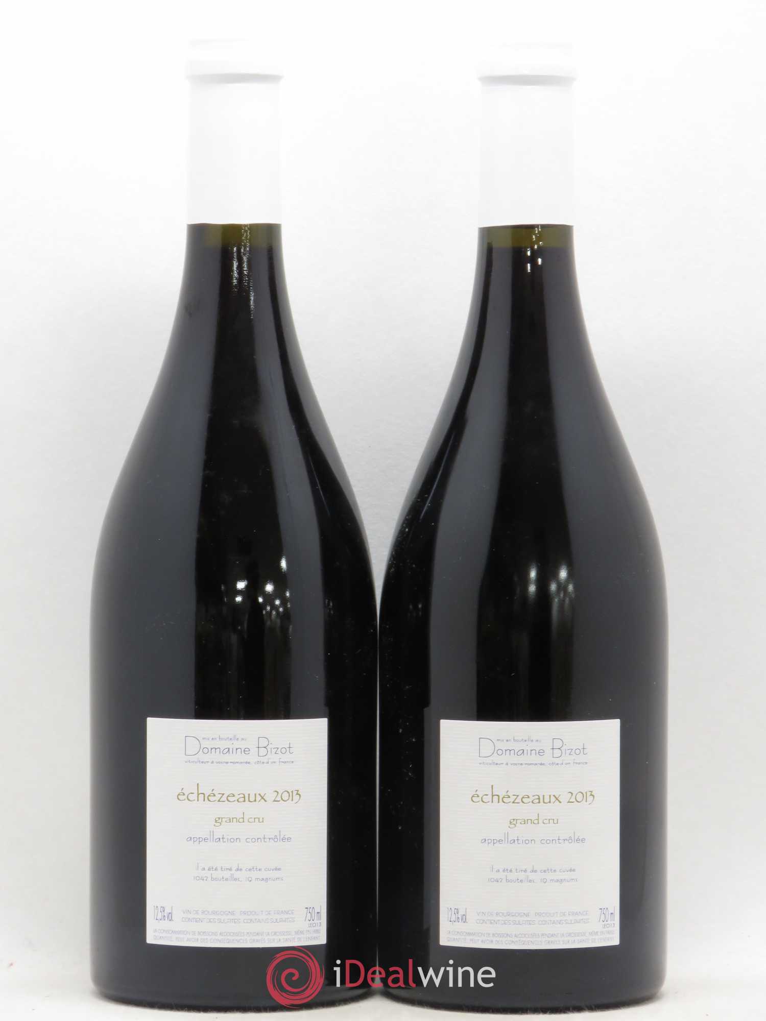 Echezeaux Grand Cru Bizot (Domaine) 2013 - Lot de 2 bouteilles - 1