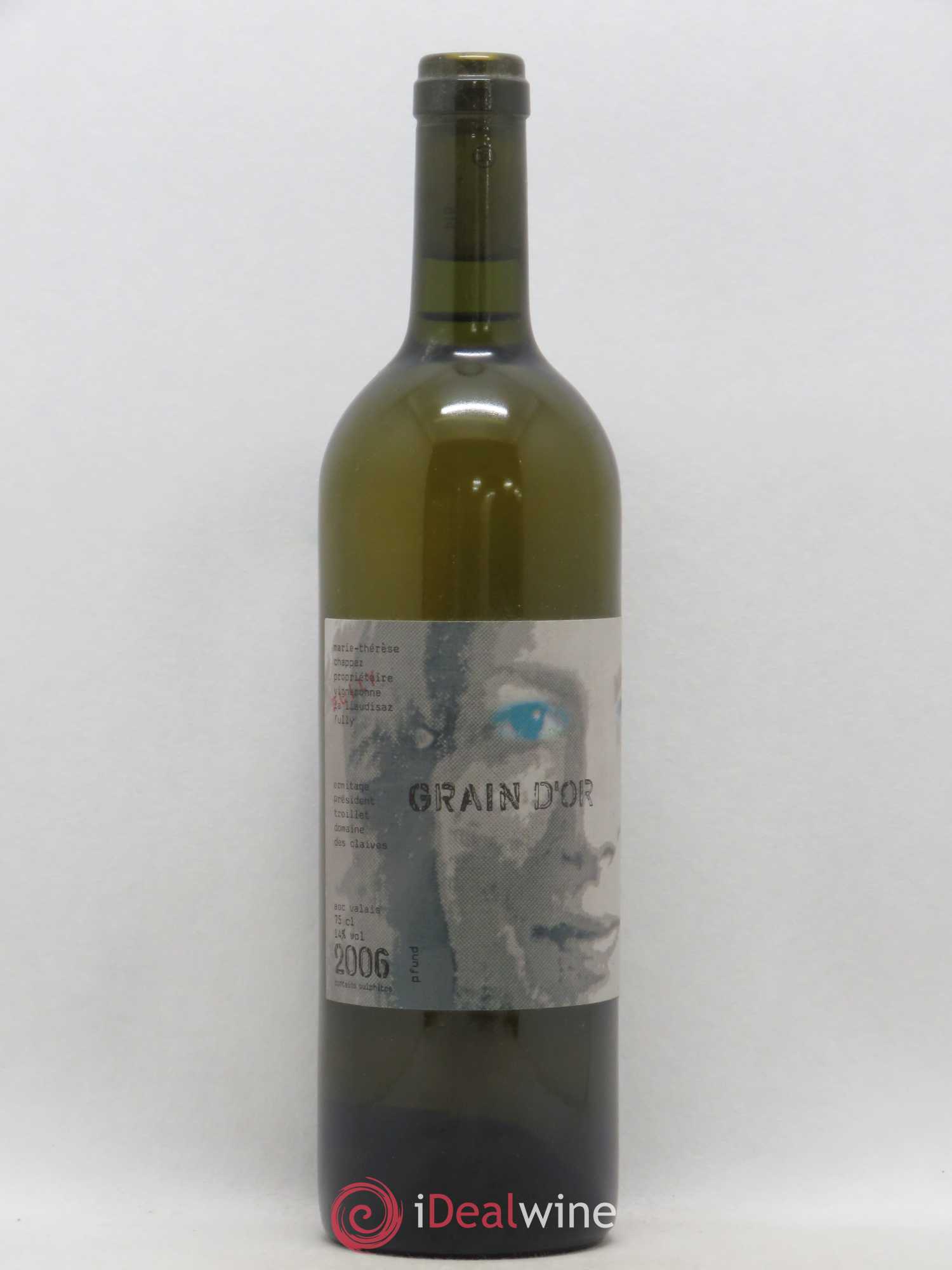 Valais Grain d'Or Ermitage Président Troillet Marie-Thérèse Chappaz - Domaine Des Claives 2006 - Lot de 1 bouteille - 0
