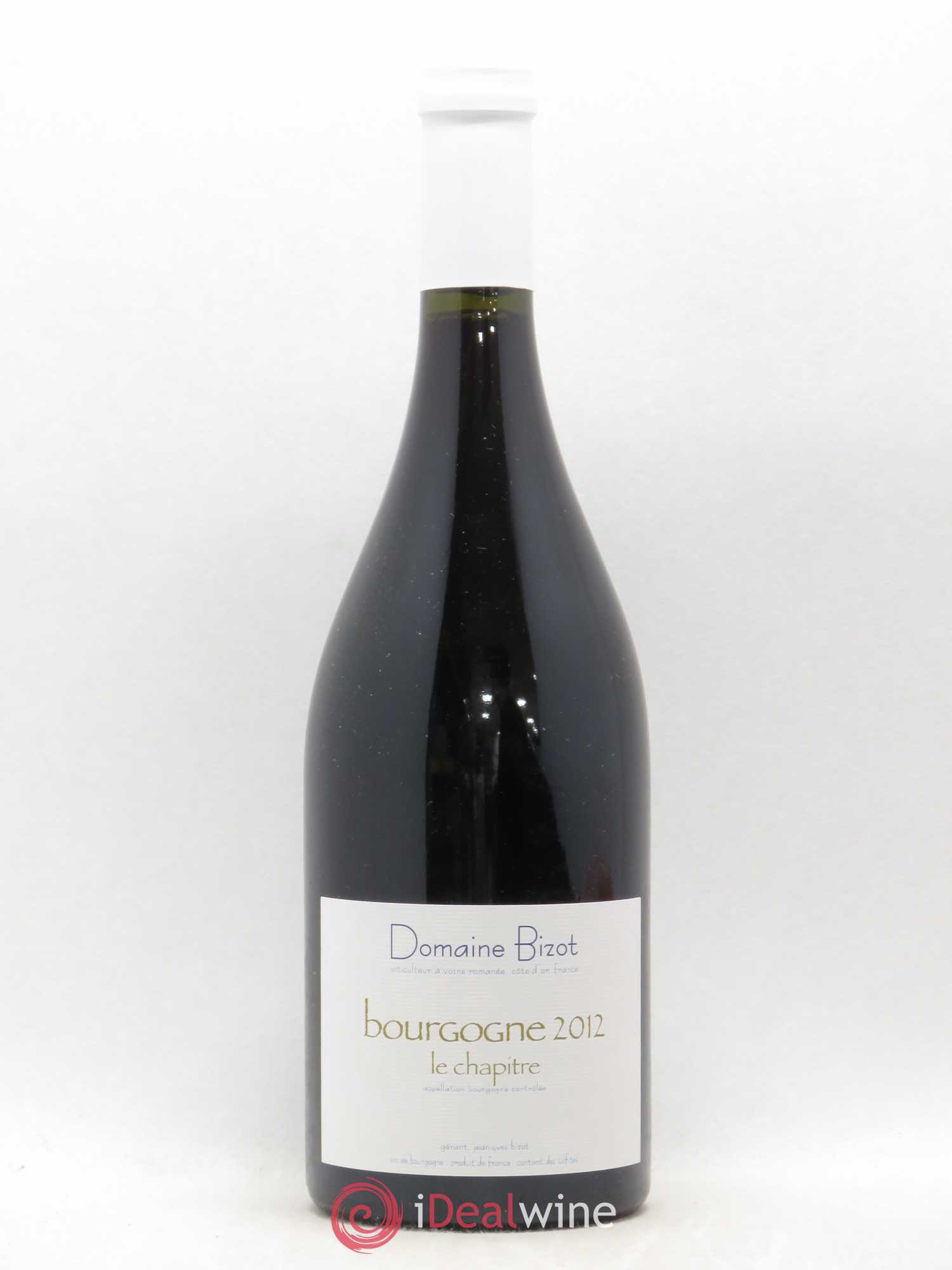 Bourgogne Le Chapitre Bizot (Domaine) 2012 - Lot de 1 bouteille - 0
