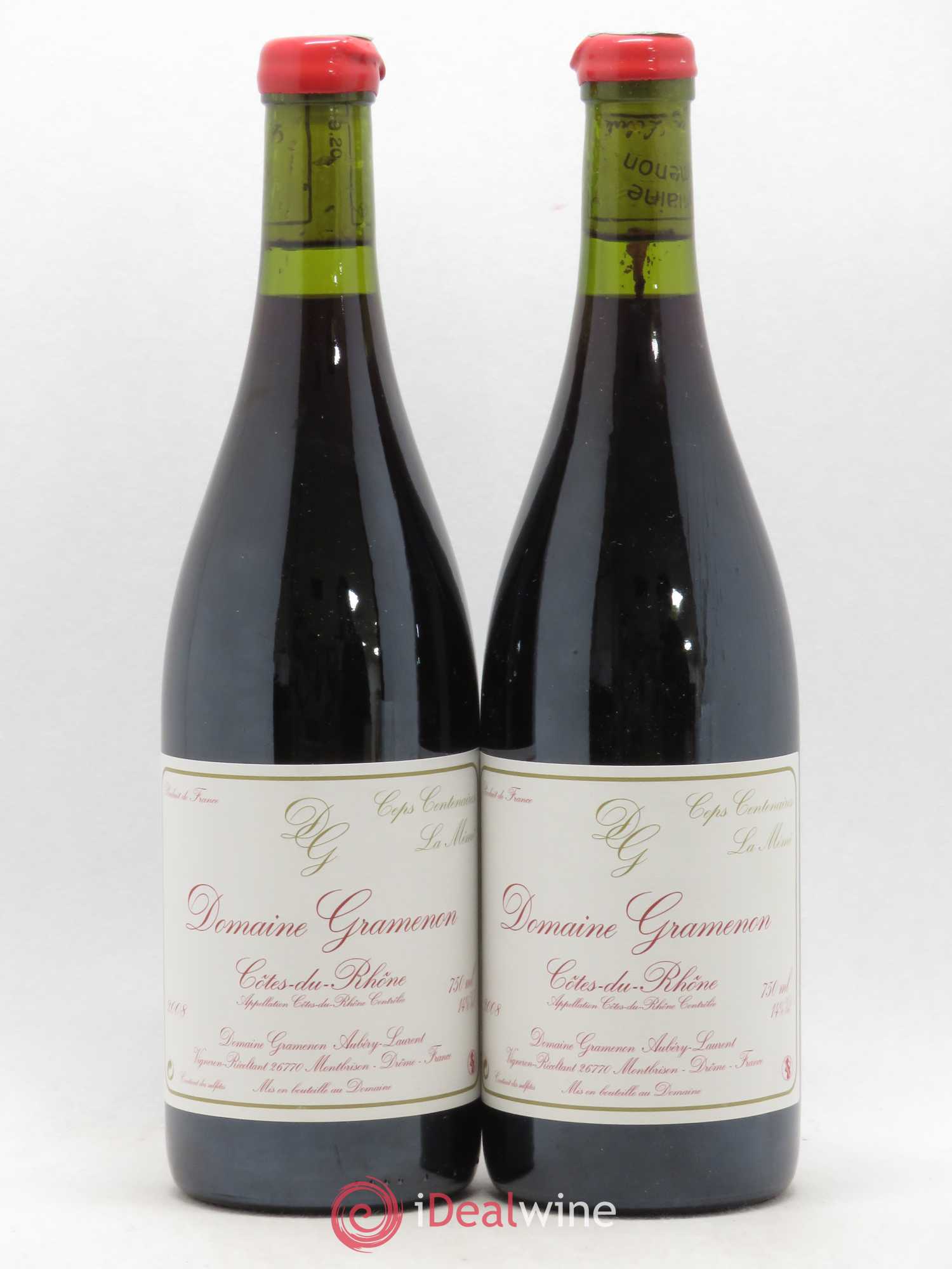 Côtes-du-Rhône La Mémé Ceps Centenaires Gramenon (Domaine) 2008 - Lot de 2 bouteilles - 0