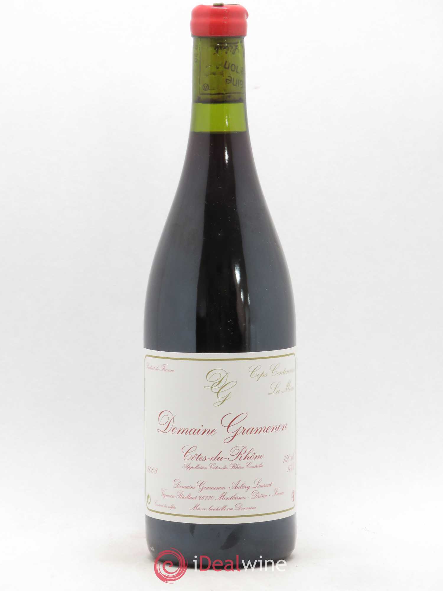 Côtes-du-Rhône La Mémé Ceps Centenaires Gramenon (Domaine) 2008 - Lot de 1 bouteille - 0
