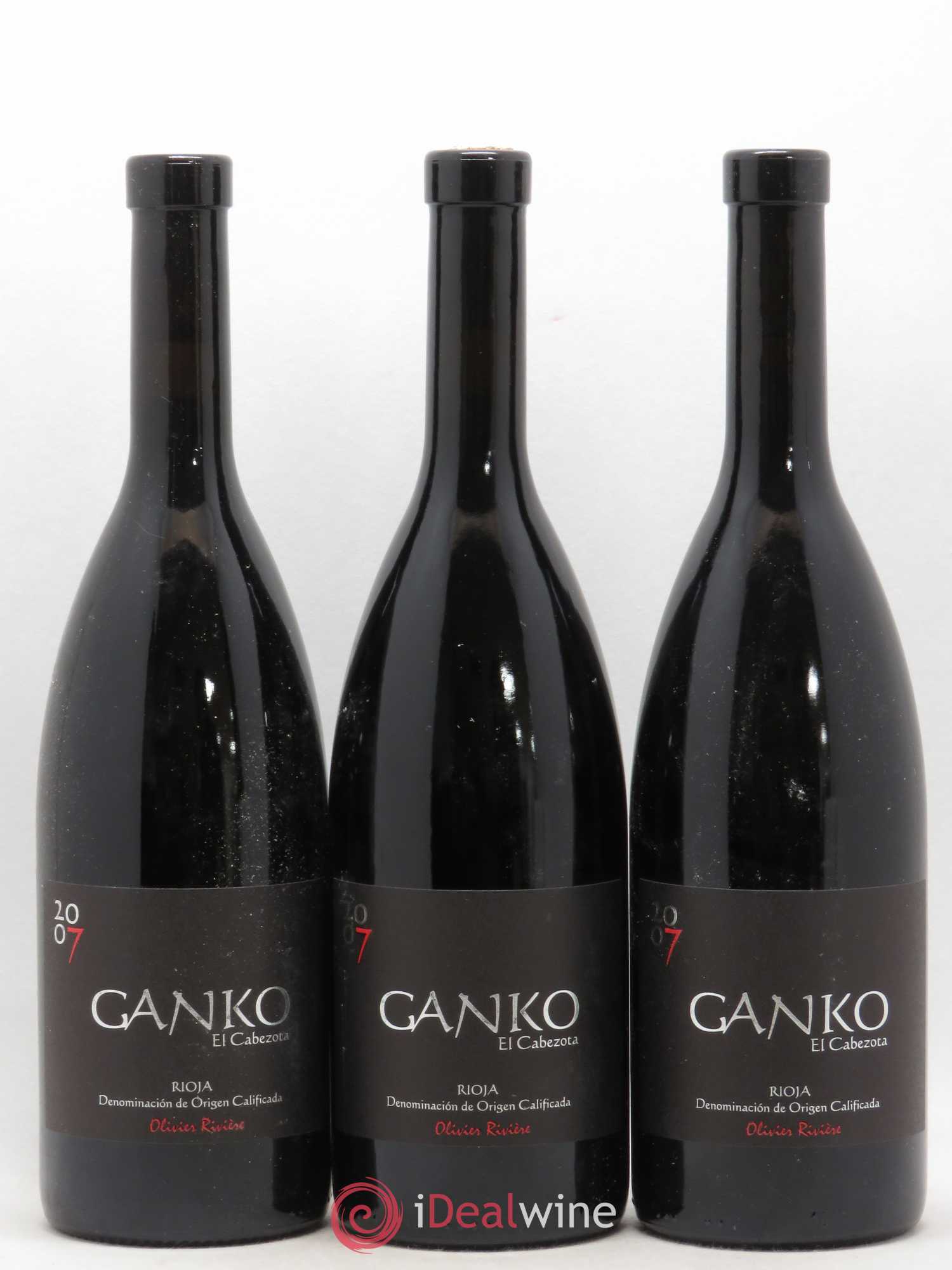 Rioja DOCA Cuvée Ganko El Cabezota Olivier Riviere 2007 - Lotto di 3 bottiglie - 0