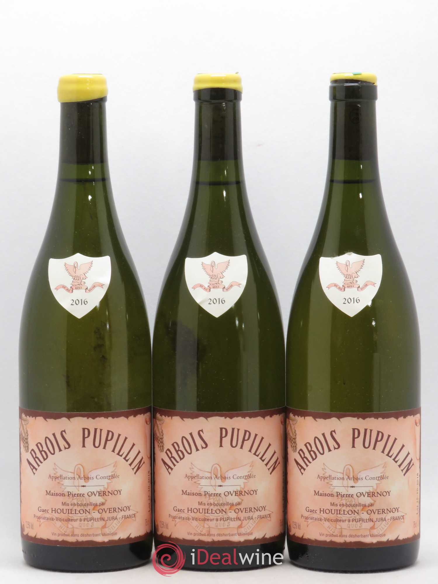Arbois-Pupillin Savagnin (cire jaune) Overnoy-Houillon (Domaine) 2016 - Lot de 3 bouteilles - 0