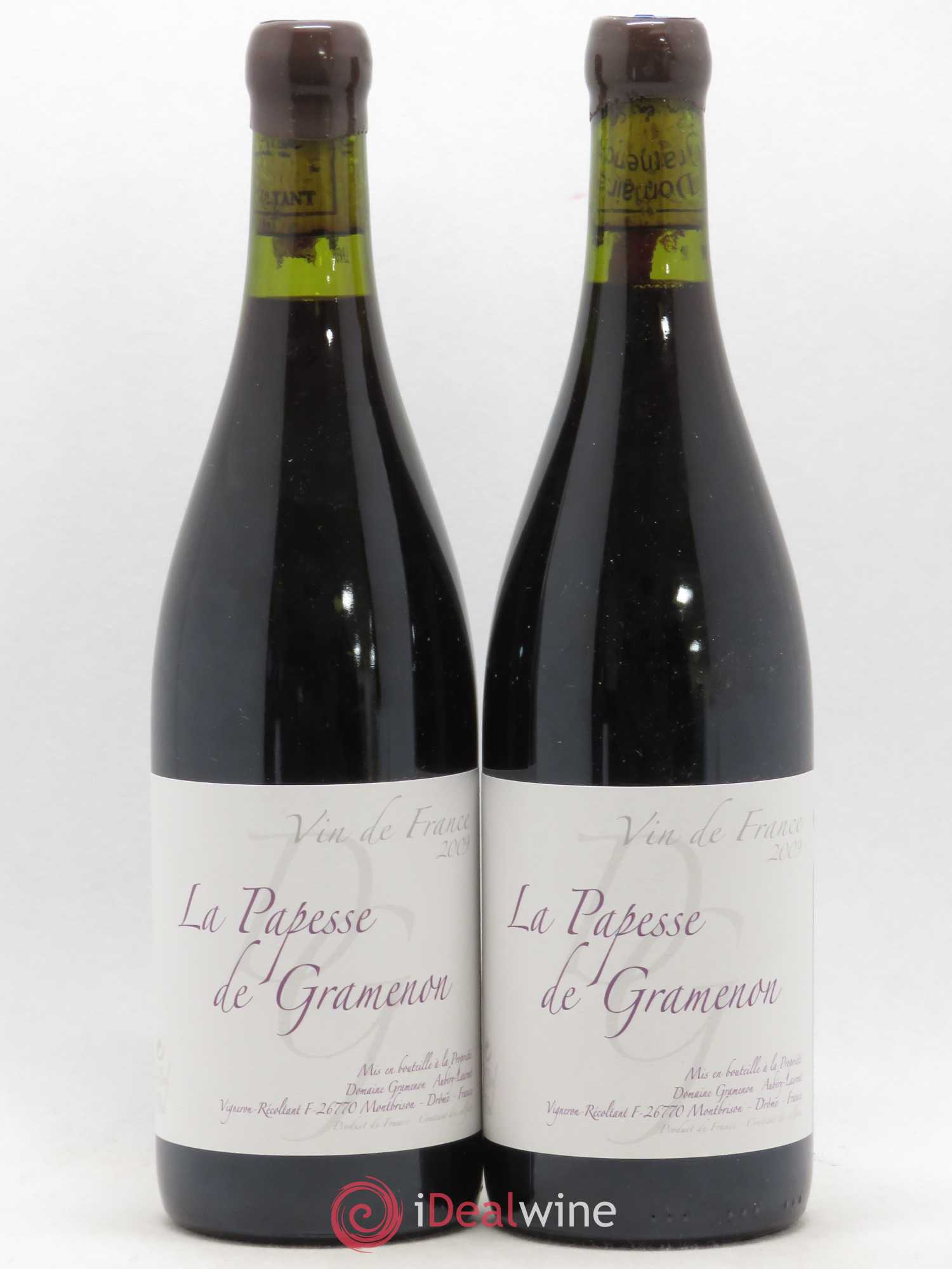 Vin de France La Papesse Gramenon (Domaine) 2009 - Lot de 2 bouteilles - 0