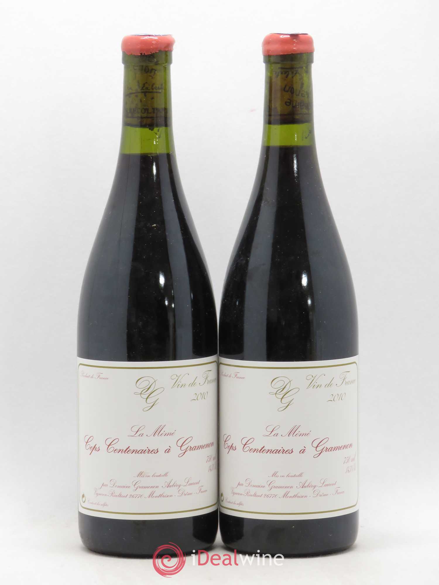 Vin de France La Mémé Ceps Centenaires Gramenon (Domaine) 2010 - Lot de 2 bouteilles - 0