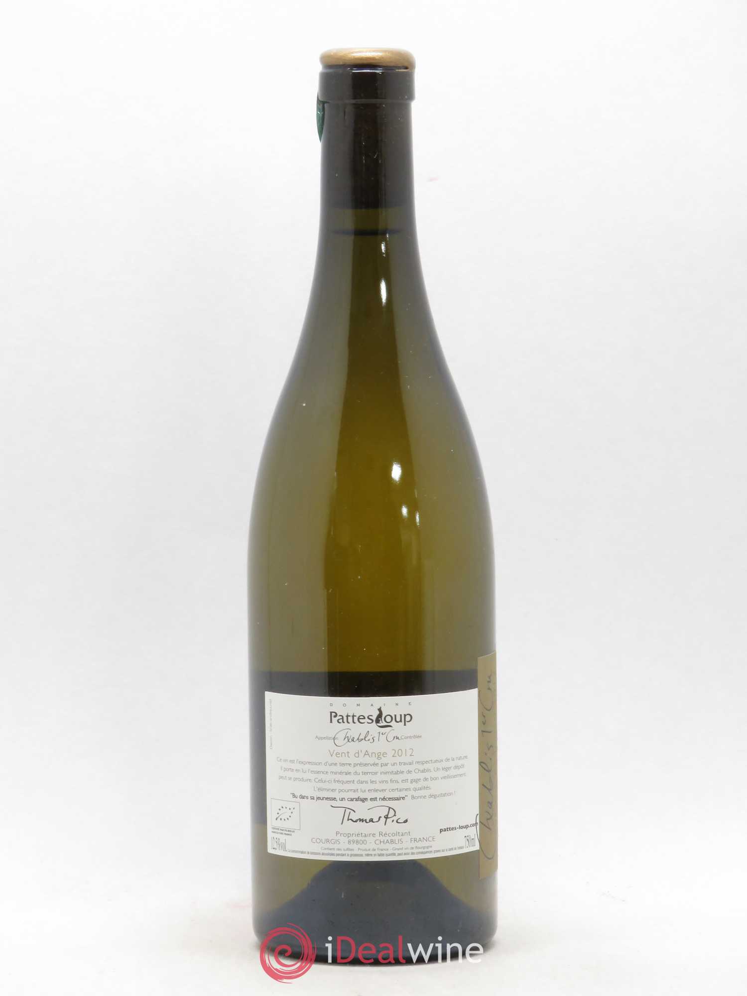 Chablis 1er Cru Côte de Jouan Pattes Loup (Domaine) 2012 - Lot de 1 bouteille - 1
