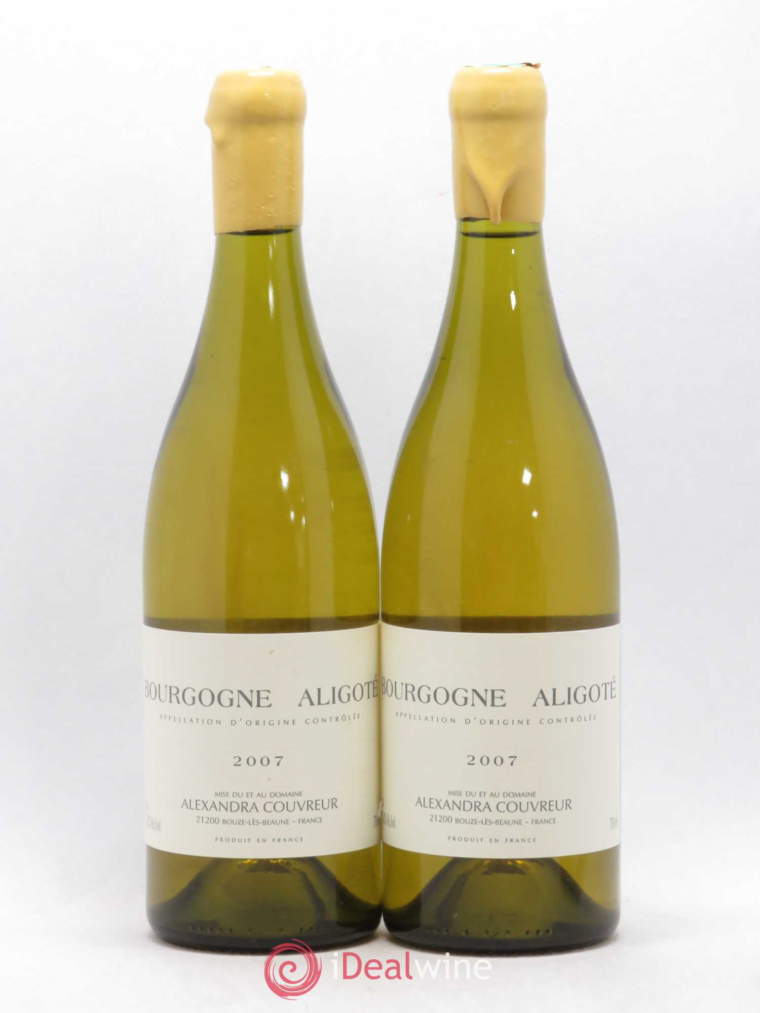 Bourgogne aligoté Alexandra Couvreur 2007 - Posten von 2 Flaschen - 0