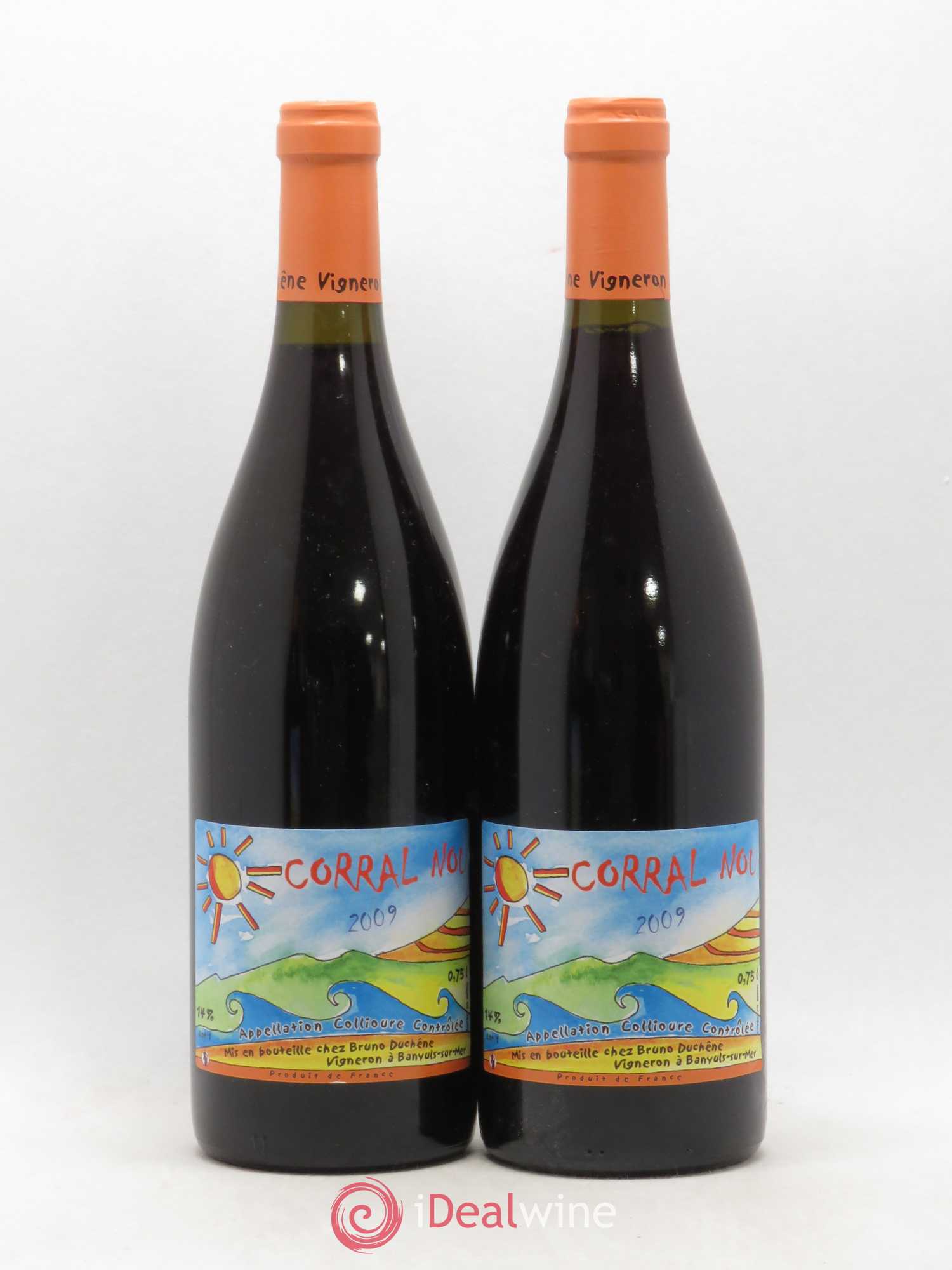Collioure Corral Nou Bruno Duchêne 2009 - Lot de 2 bouteilles - 0