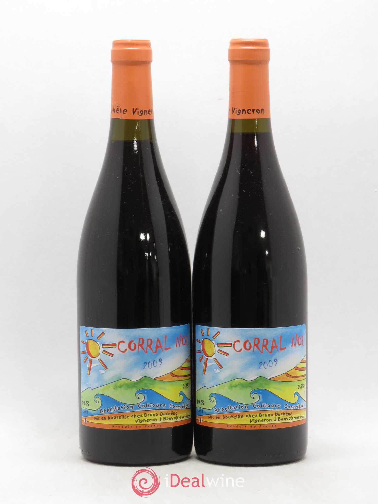 Collioure Corral Nou Bruno Duchêne 2009 - Lot de 2 bouteilles - 0